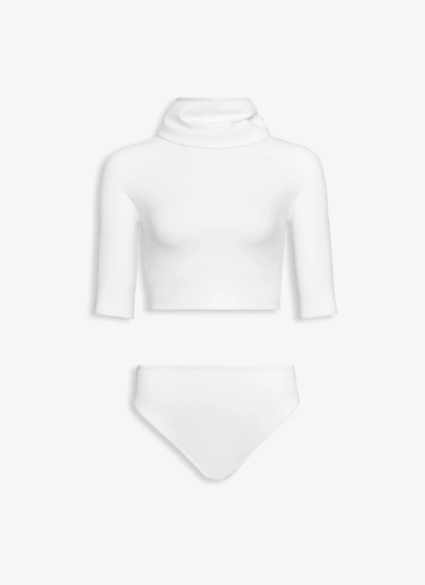 Alaïa ALAIA TRIKINI IN JERSEY White New