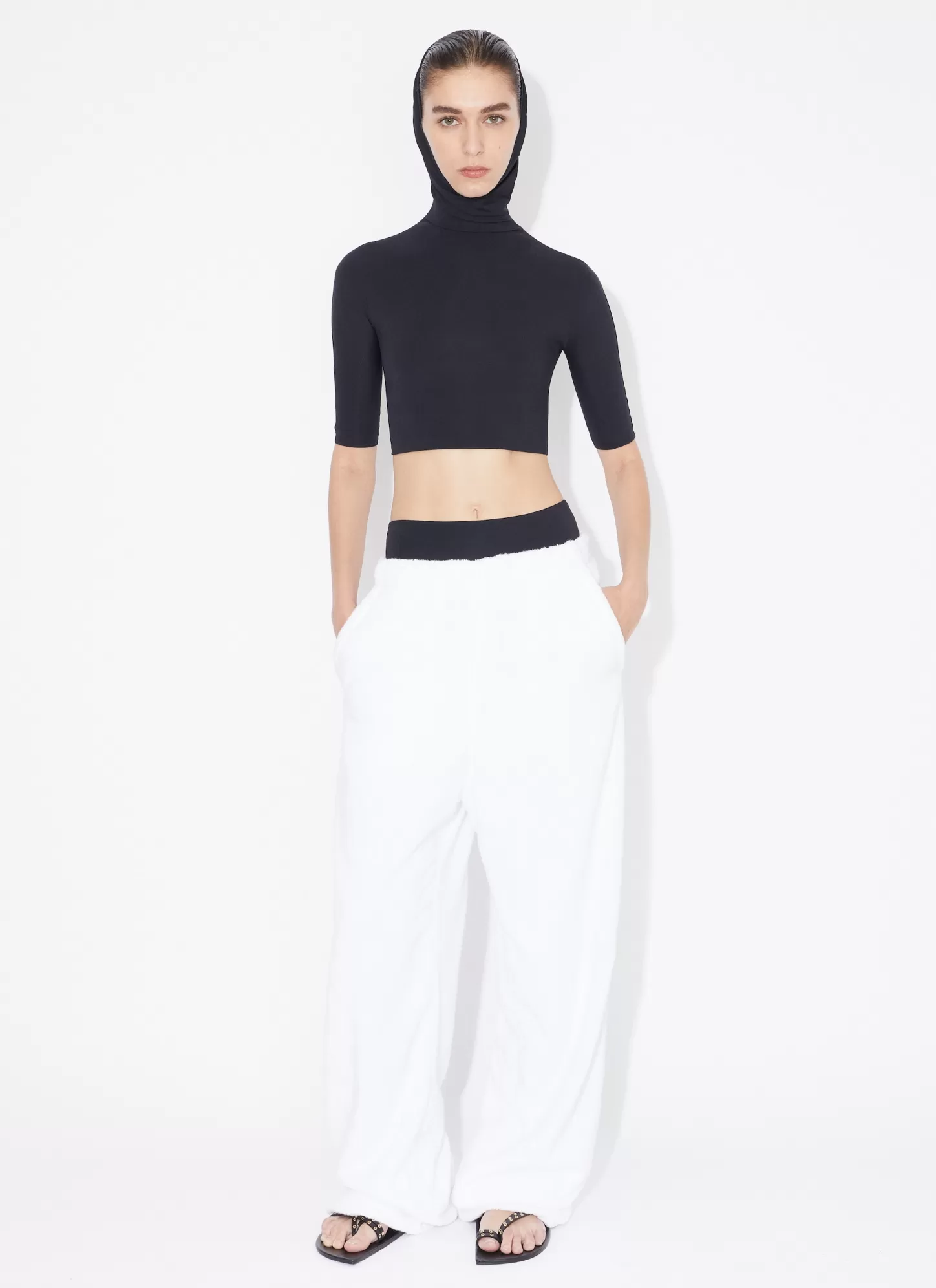 Alaïa ALAIA TRIKINI IN JERSEY Black Clearance
