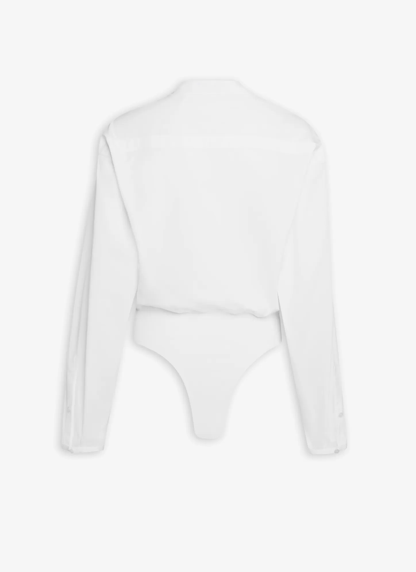 Alaïa BODY SHIRT IN COTTON POPLIN White Fashion