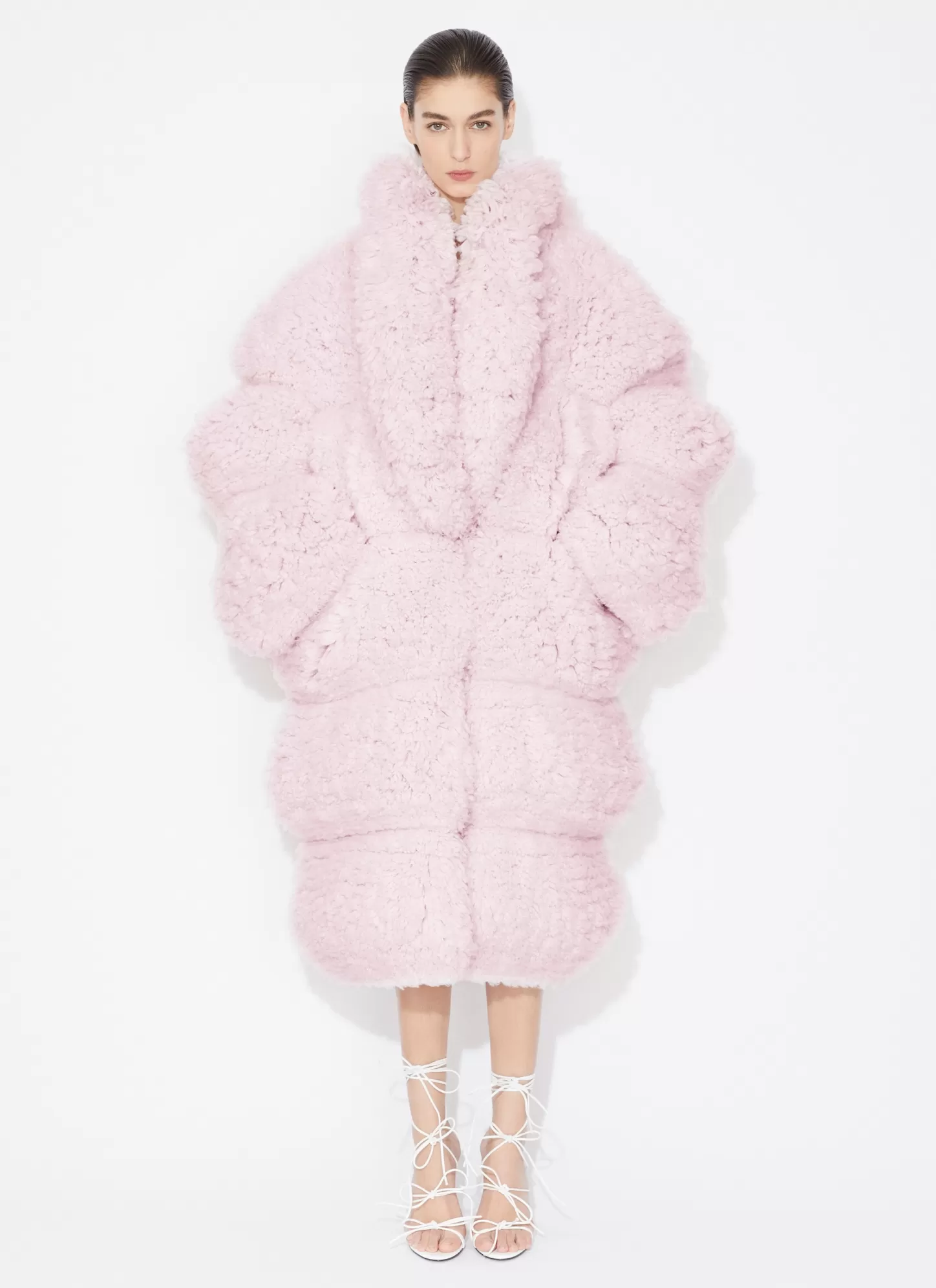 Alaïa BUBBLE COAT IN KNITTED FUR Fashion