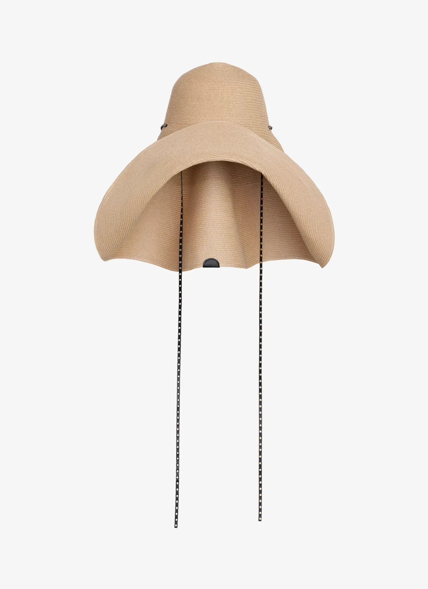 Alaïa CAPELINE HAT IN PAPER STRAW Natural Clearance