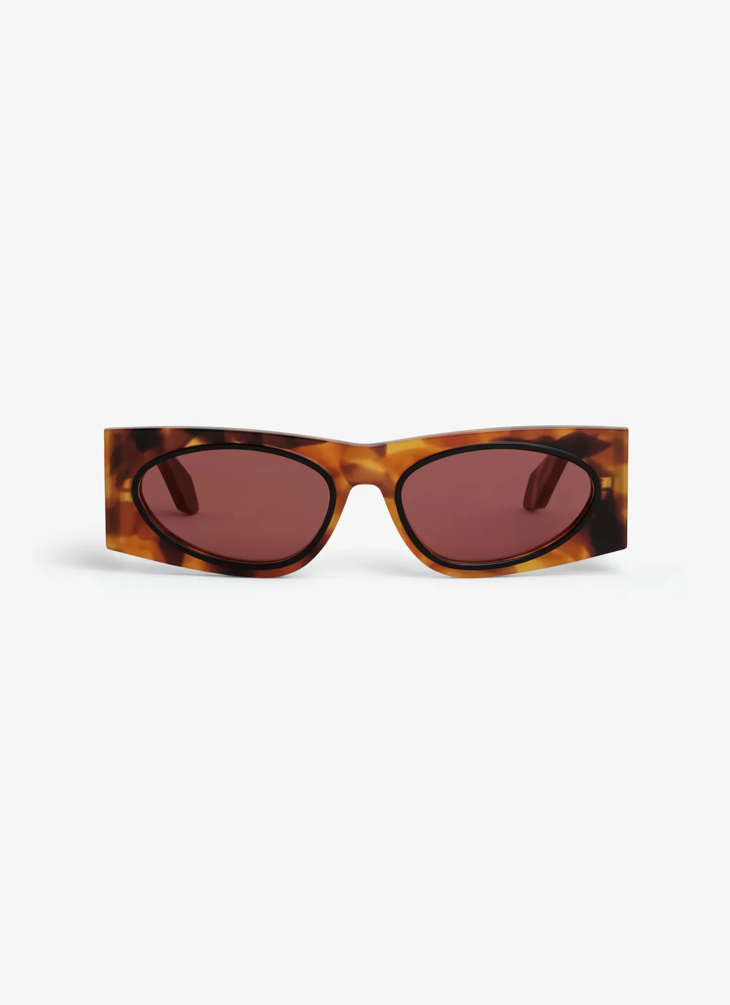 Alaïa CAT EYE SUNGLASSES BROWNISH YELLOW Clearance
