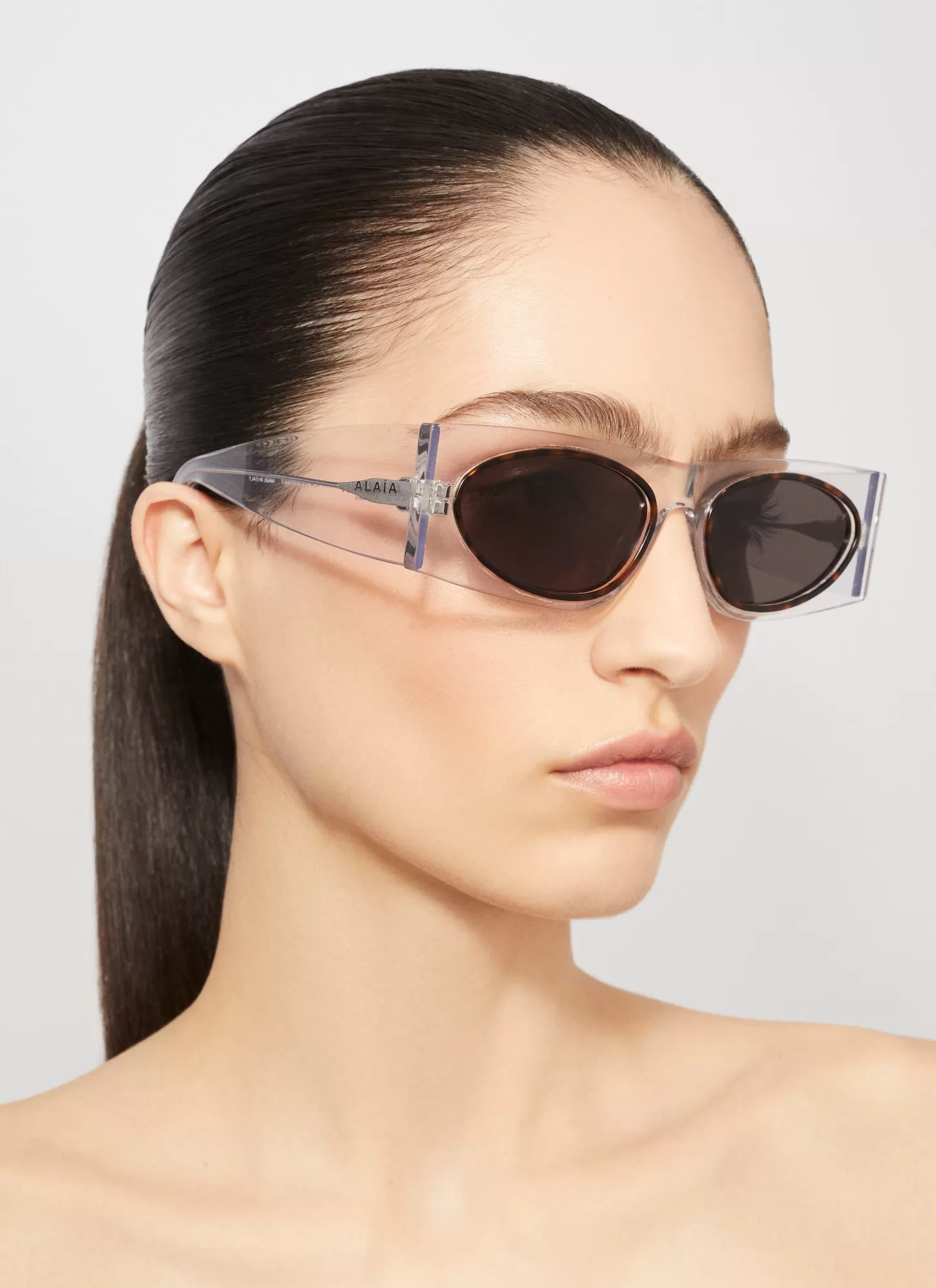 Alaïa CAT EYE SUNGLASSES CRISTAL Cheap