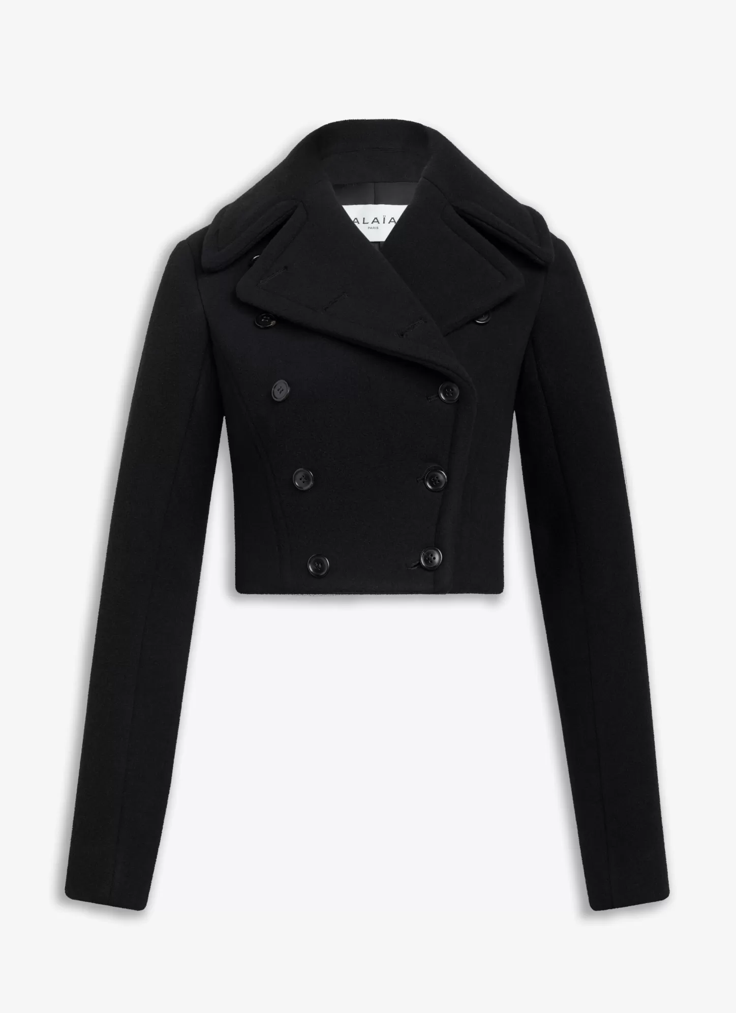 Alaïa CINCHED JACKET Black Flash Sale