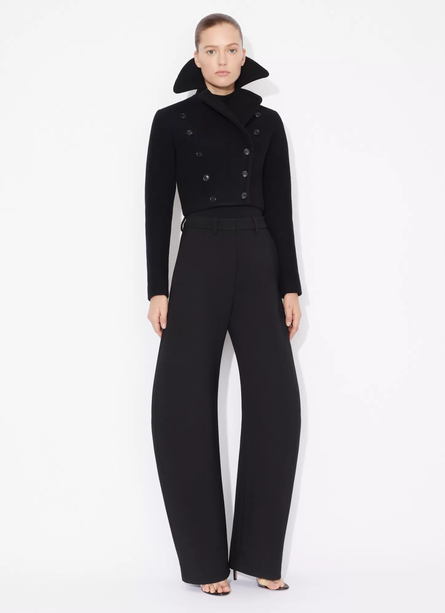 Alaïa CINCHED JACKET Black Flash Sale