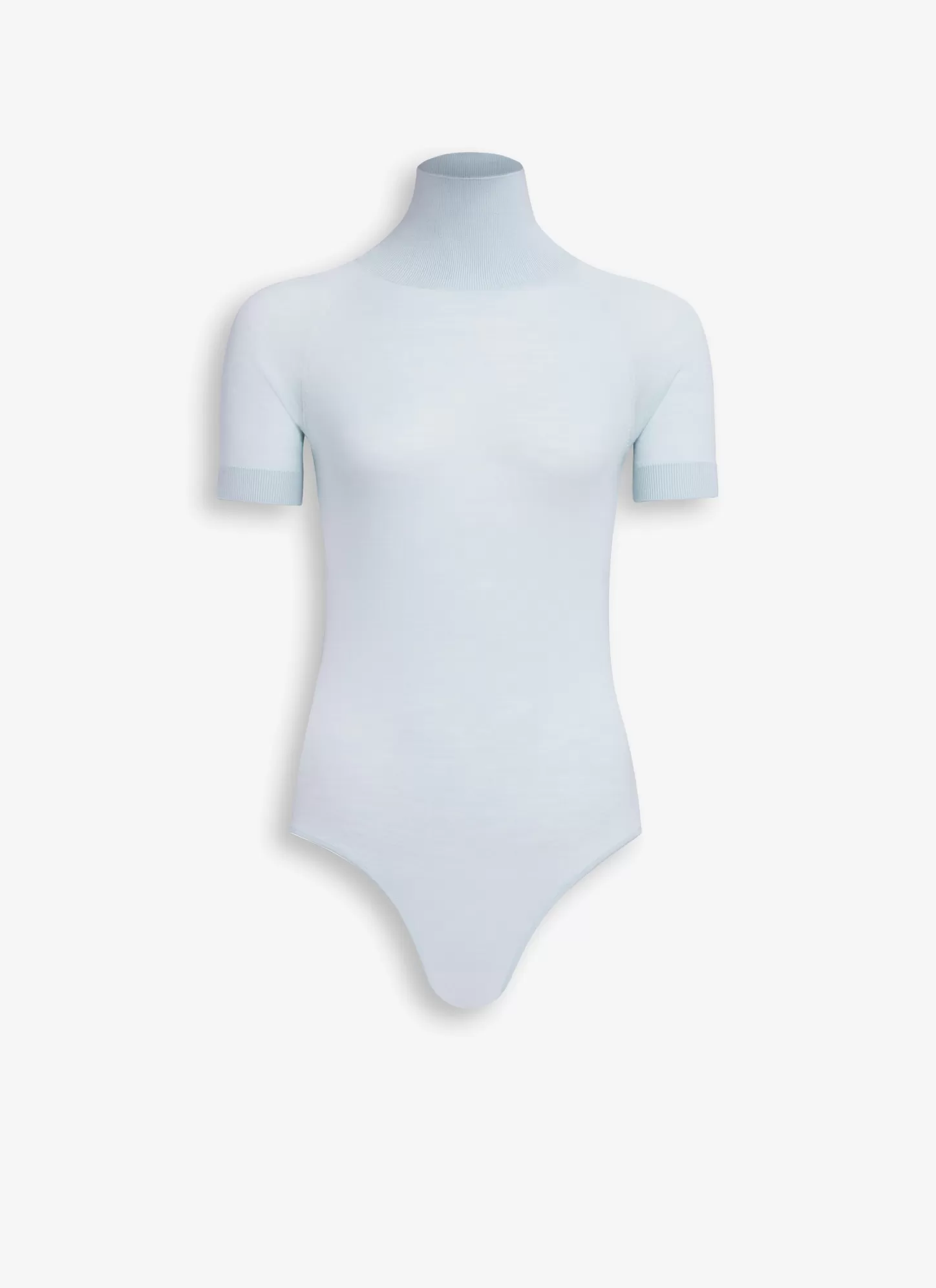 Alaïa CREW NECK KNIT BODY BLUE PALE Discount