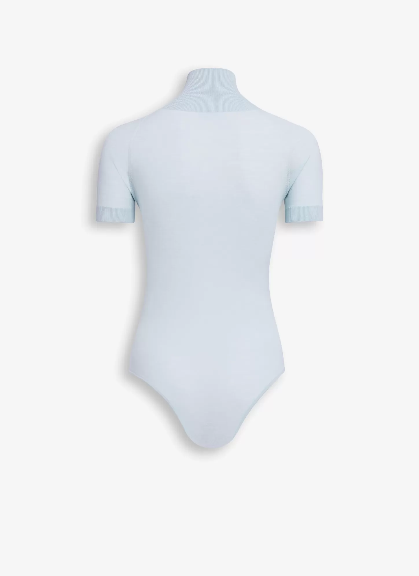 Alaïa CREW NECK KNIT BODY BLUE PALE Discount
