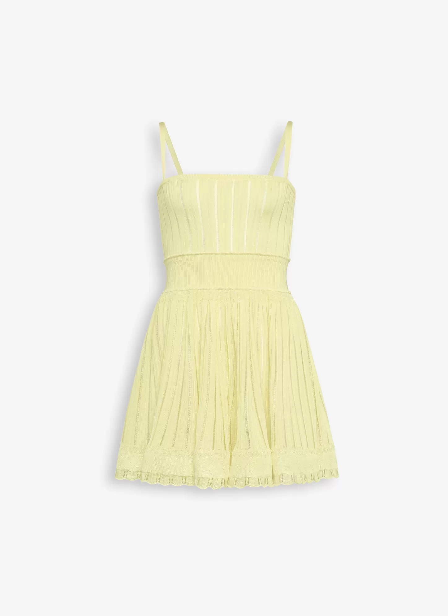 Alaïa CRINOLINE PLAYSUIT Light Yellow Store