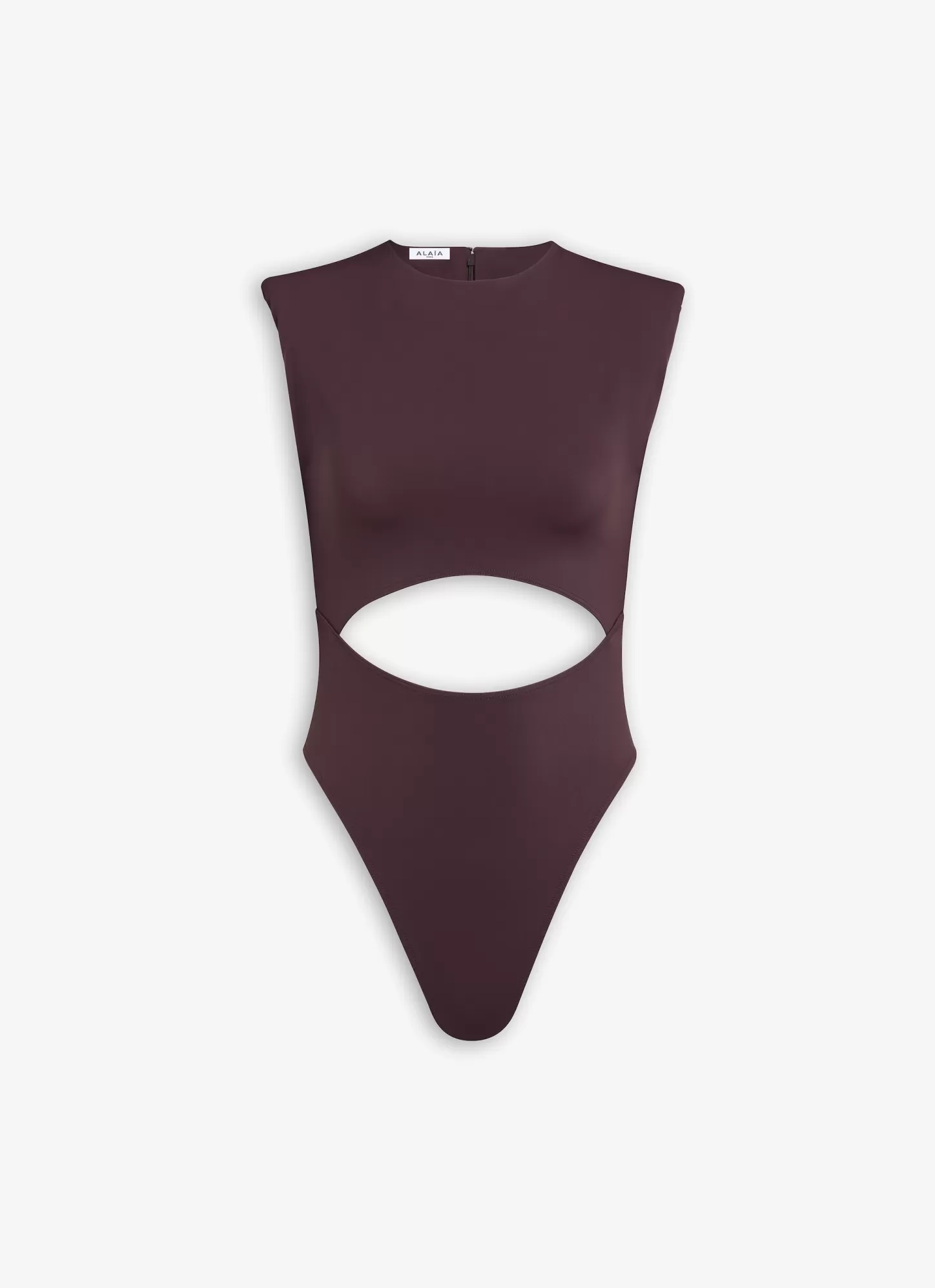 Alaïa CUT OUT SWIMSUIT Chocolate Store