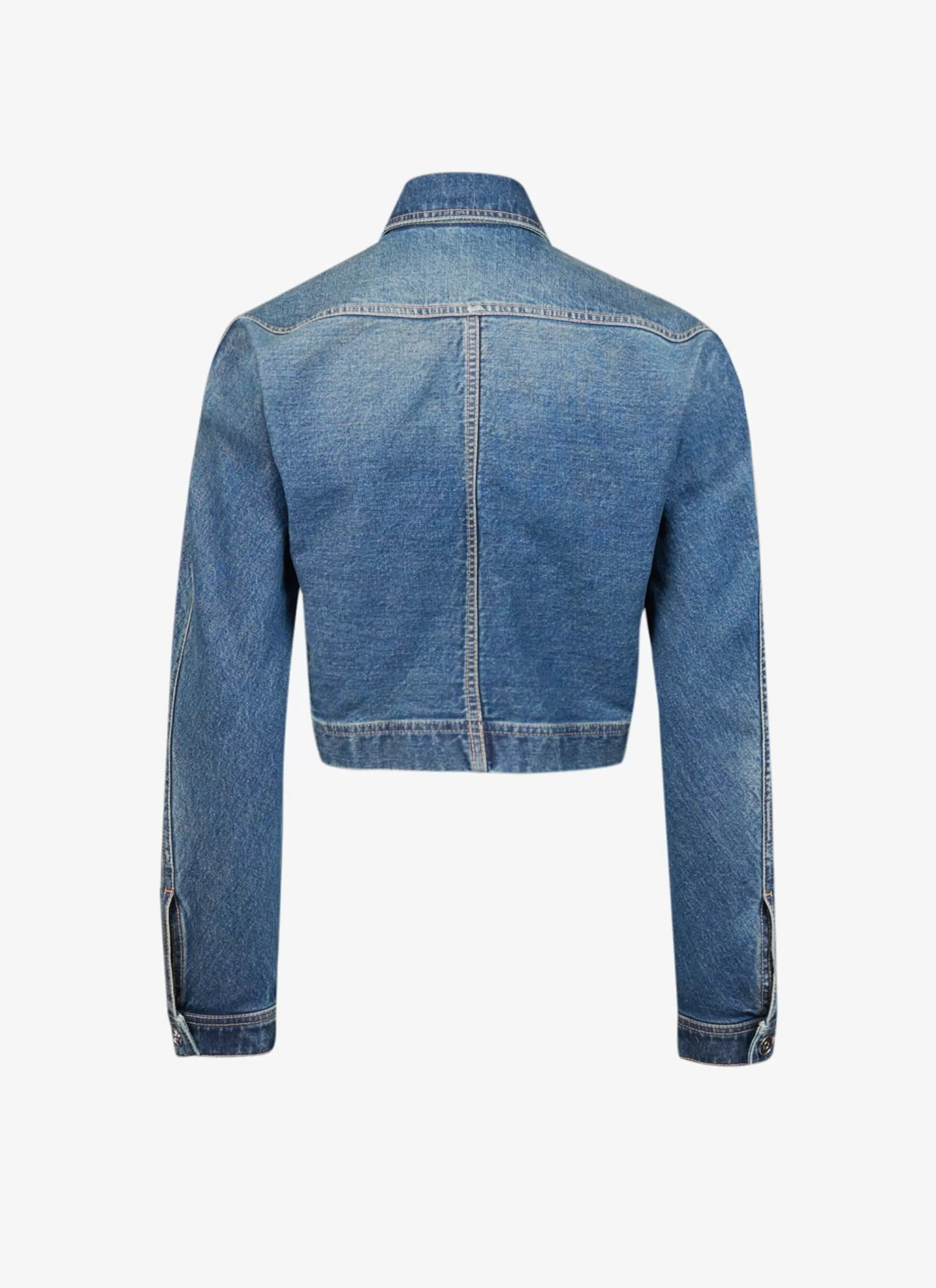 Alaïa Denim Cardi-jacket Blue Cheap
