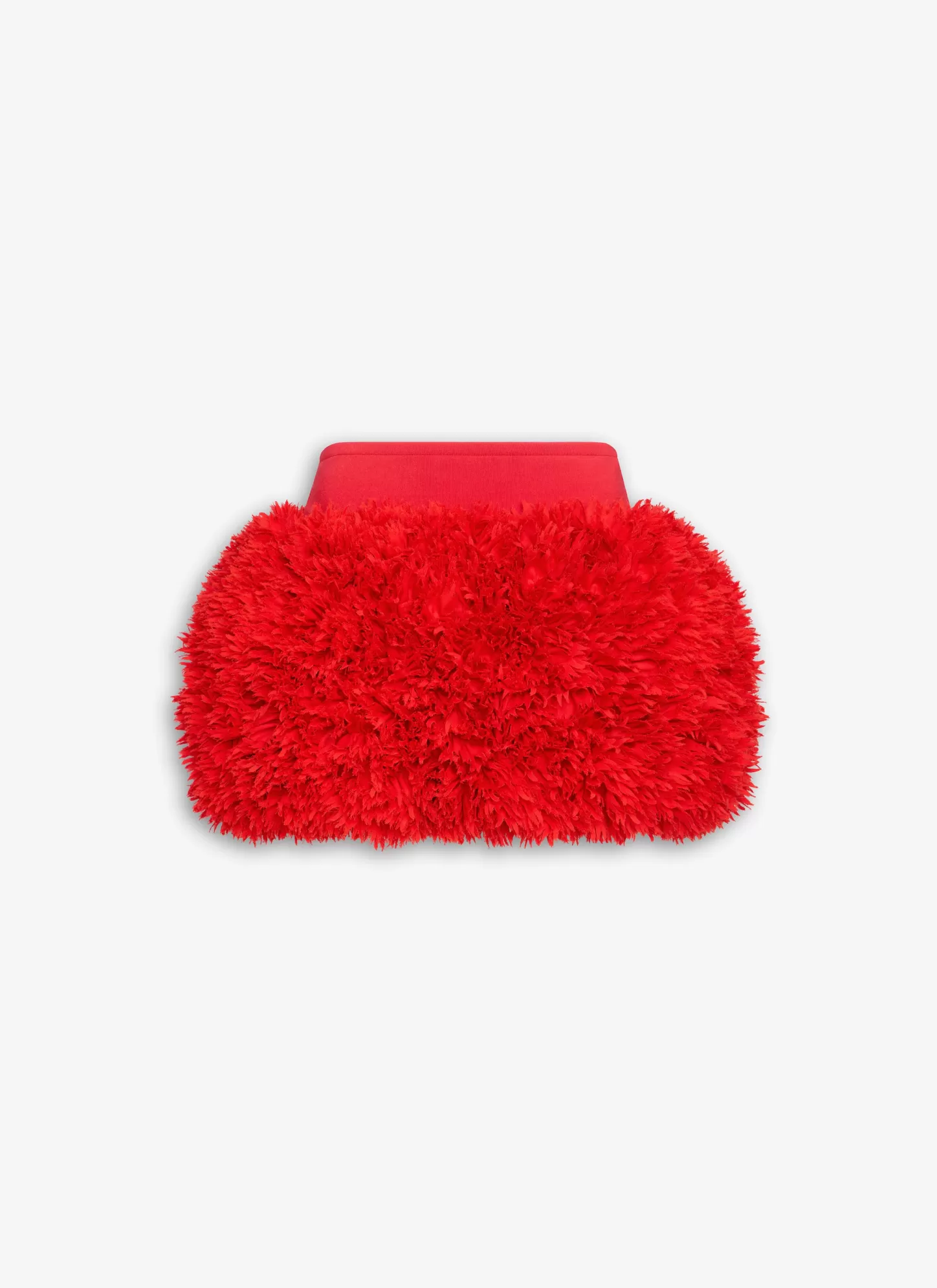 Alaïa EMBROIDE FRILL SKIRT Red Cheap