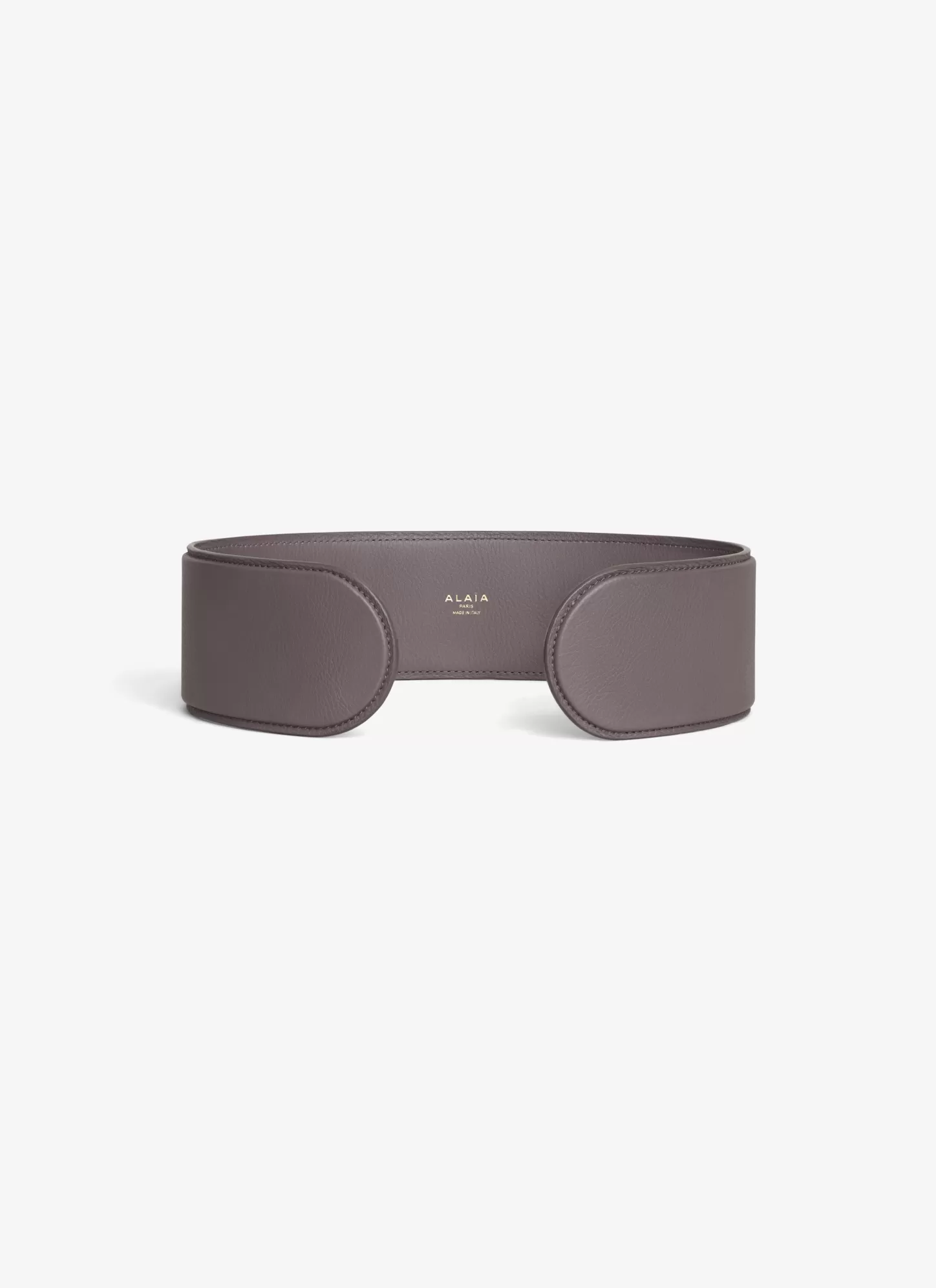 Alaïa FLEX LARGE BELT IN CALFSKIN Brown-Brown-Grey Hot