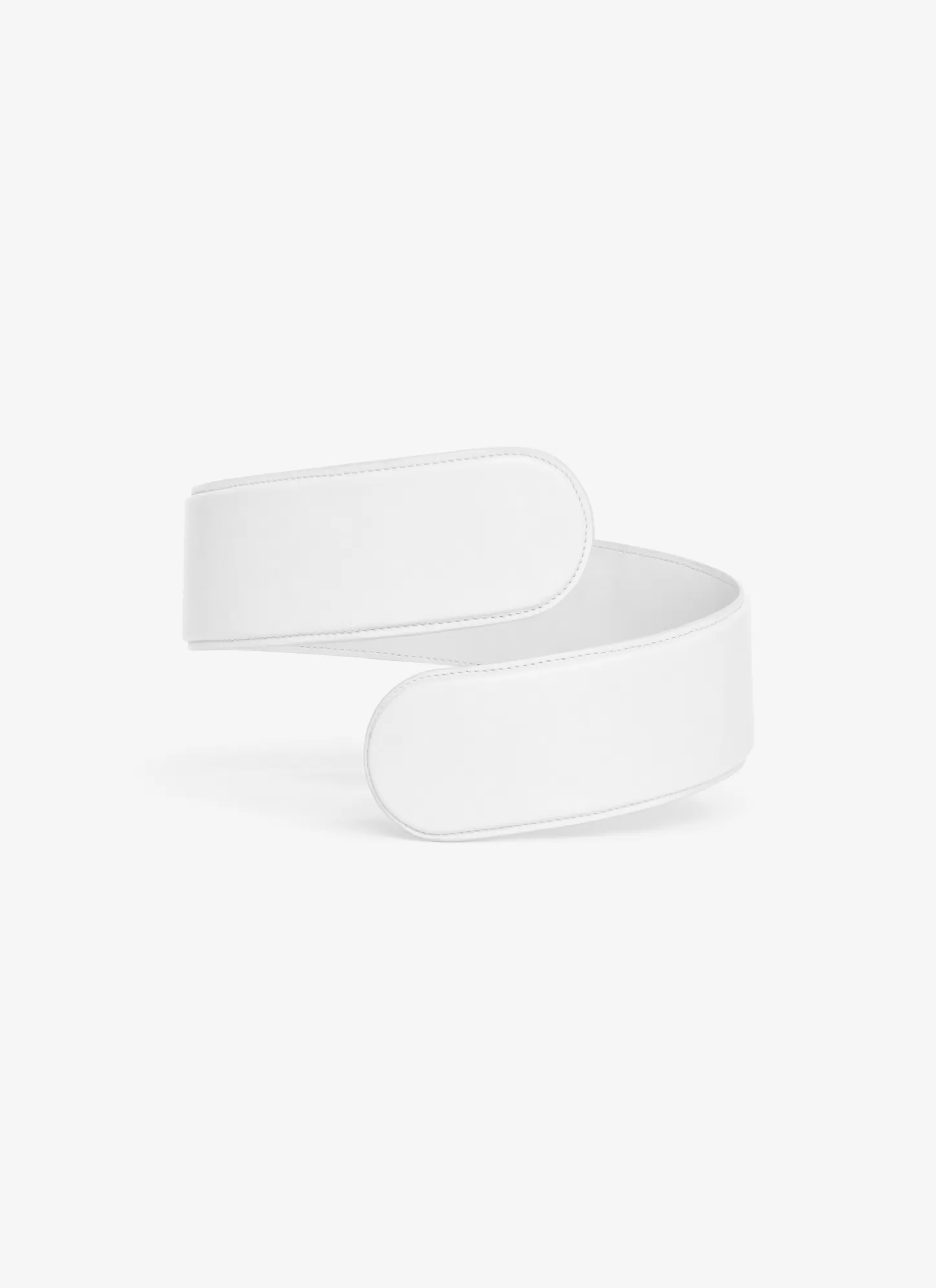 Alaïa FLEX TWIST BELT IN CALFSKIN White New