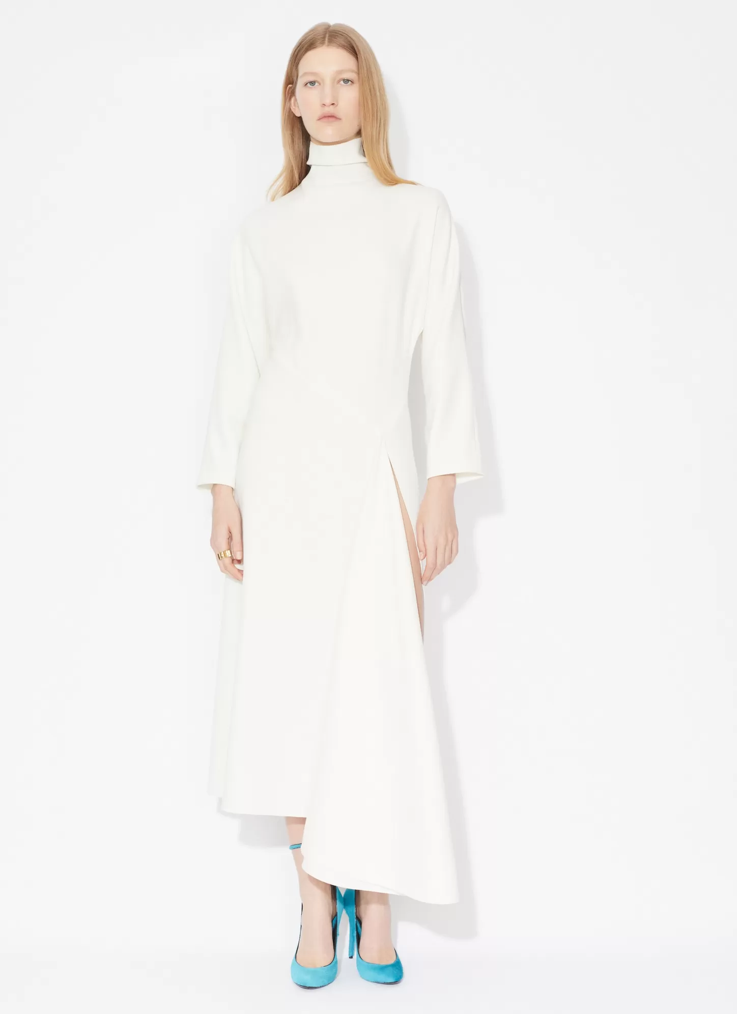 Alaïa FLUID ASYMMETRIC DRESS White Best
