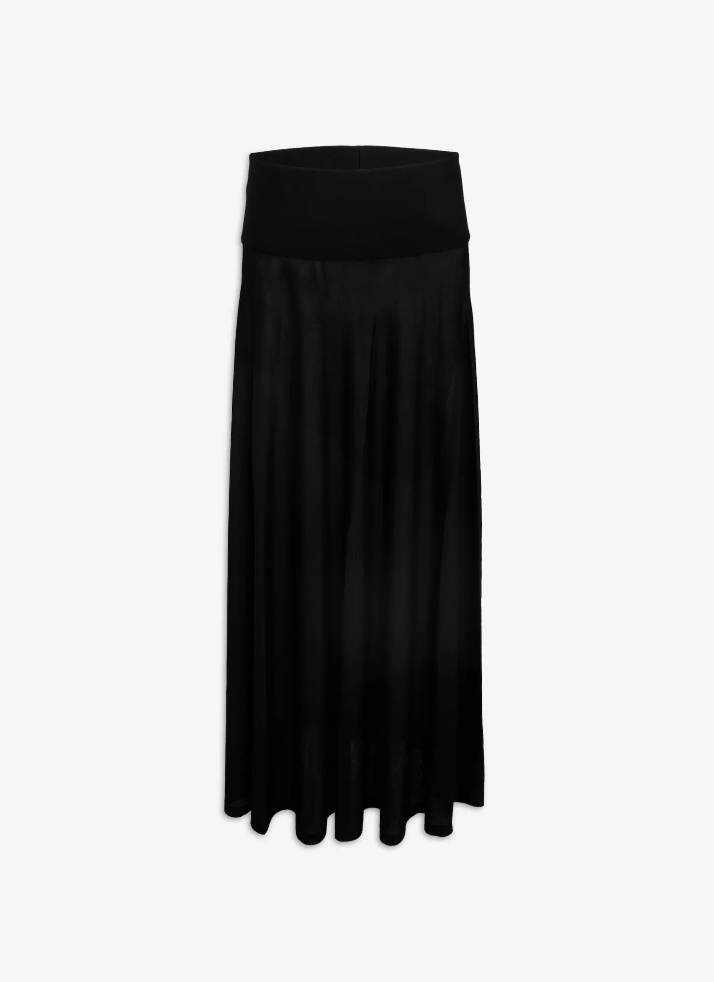Alaïa FLUID KNITTED SKIRT Black Discount