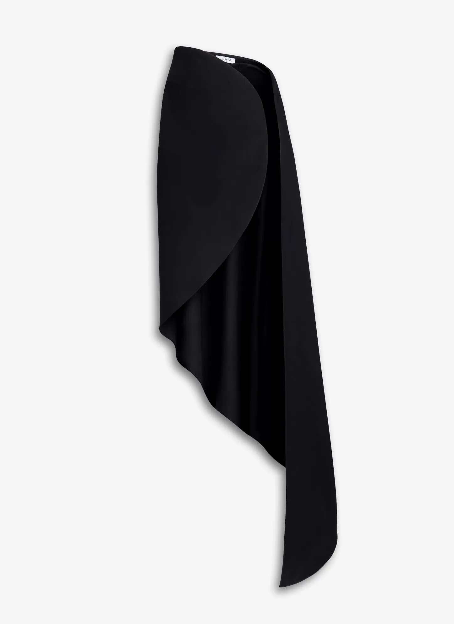 Alaïa FLUID SPIRAL SKIRT Black New