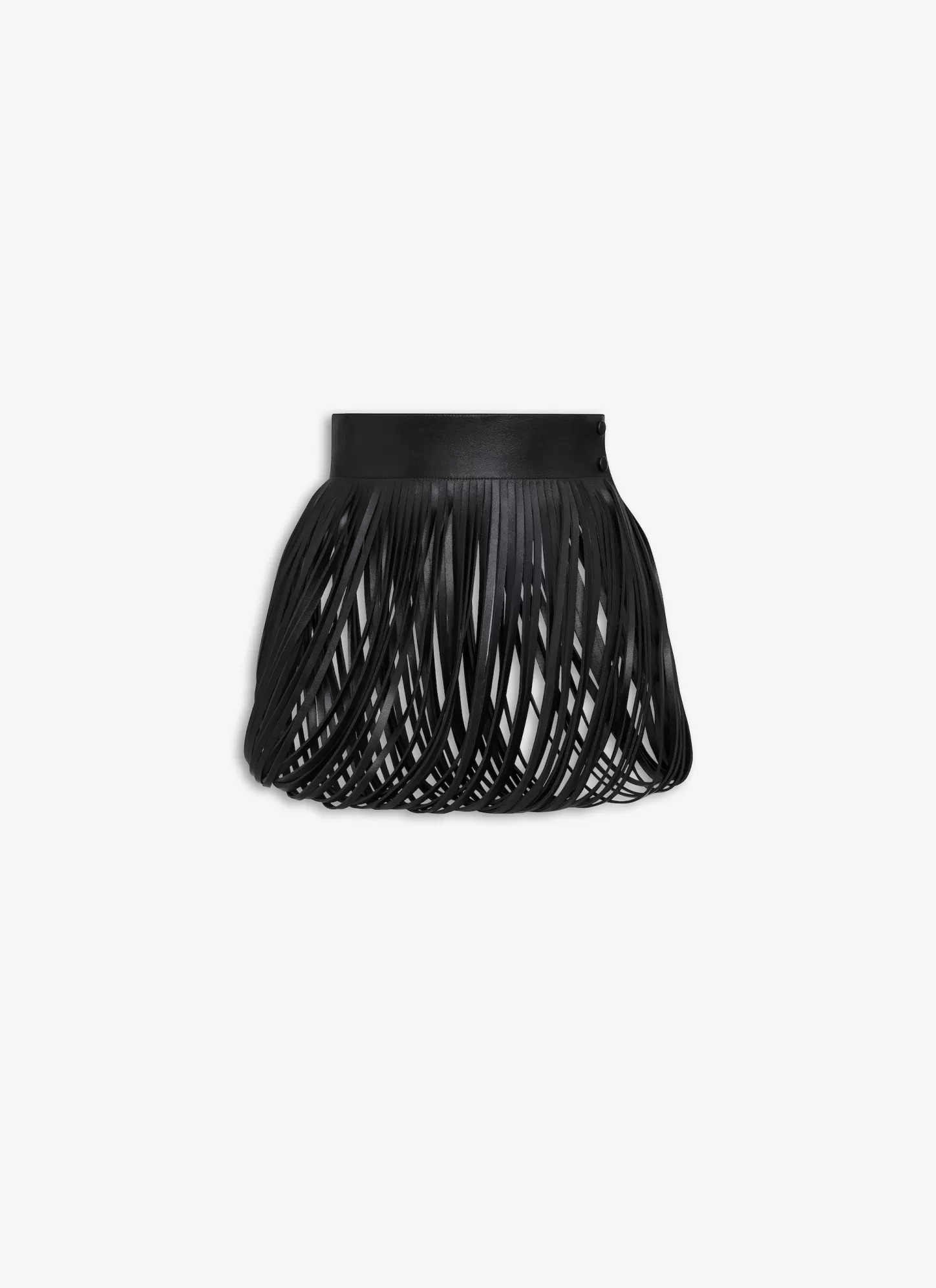 Alaïa FRINGED LEATHER BELT Black Hot