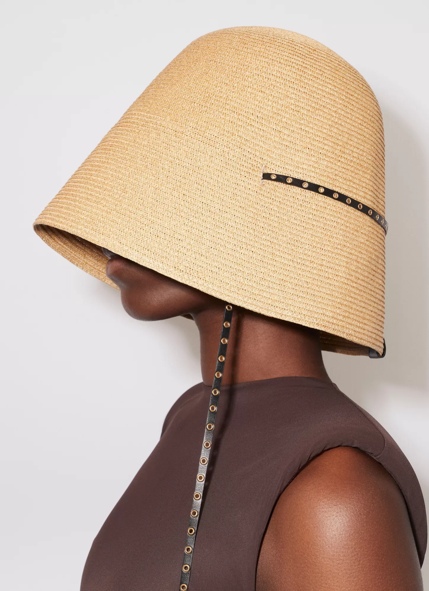 Alaïa HAT IN PAPER STRAW Natural Fashion