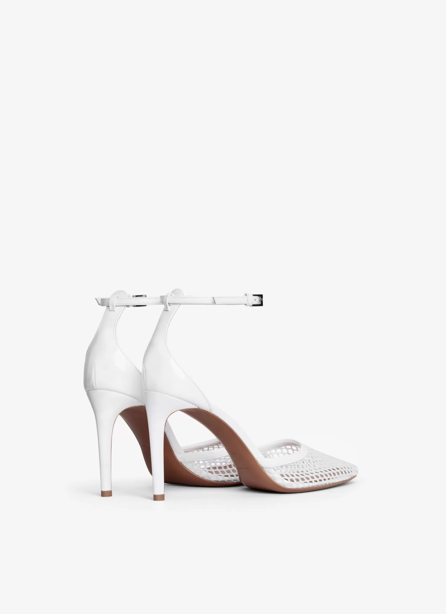 Alaïa HIGH FISHNET PUMPS White Best
