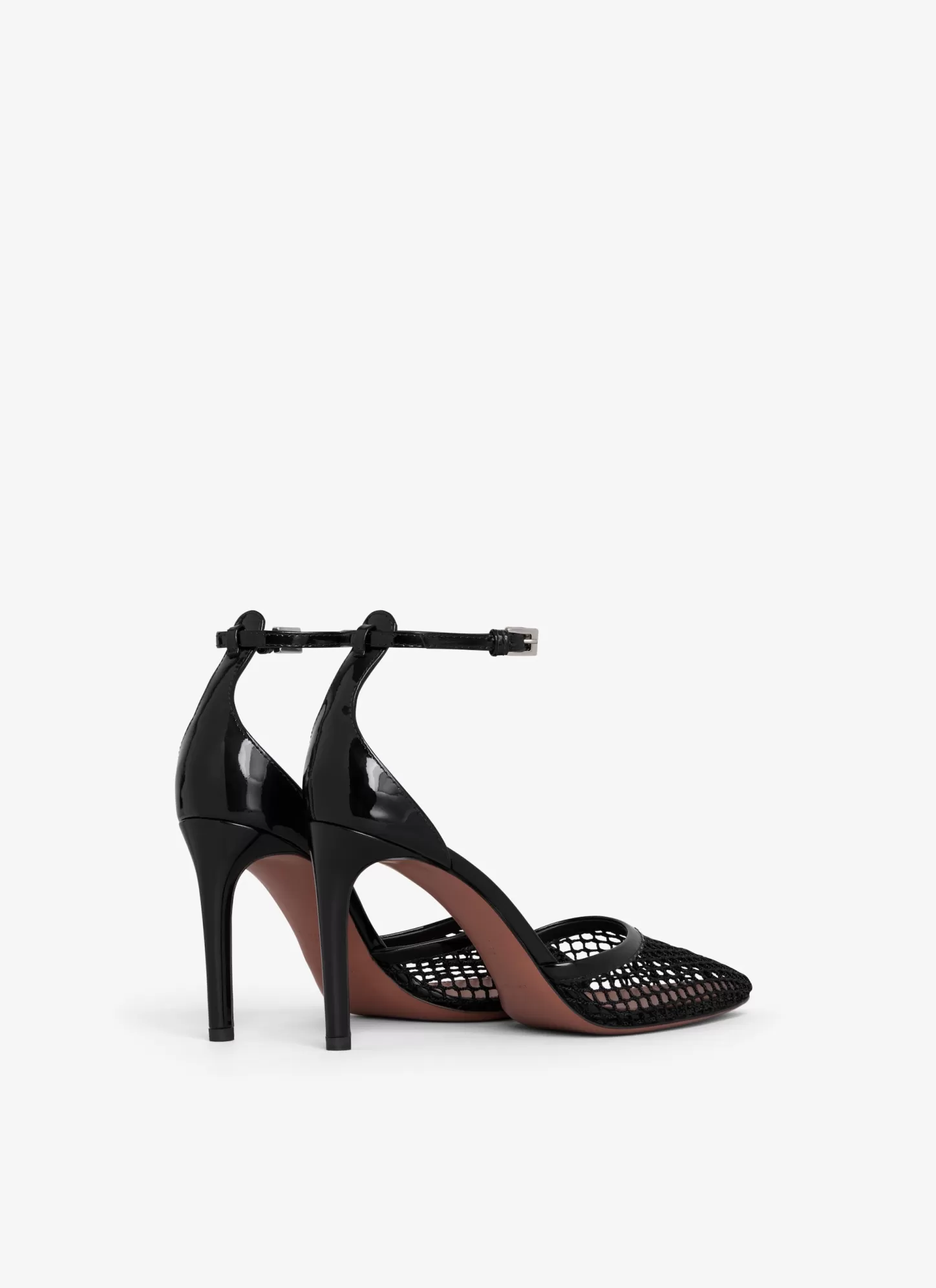 Alaïa HIGH FISHNET PUMPS Black Discount