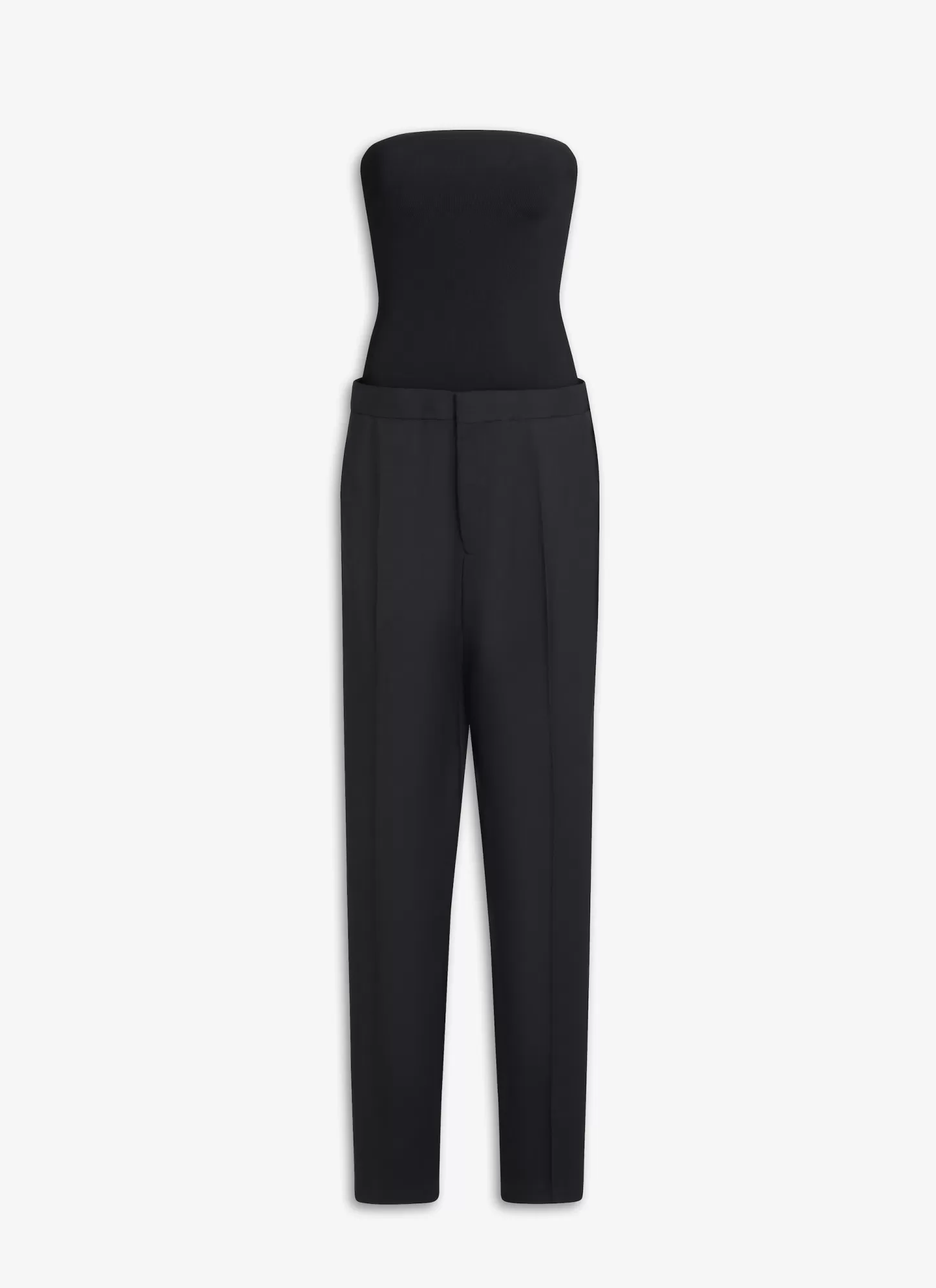 Alaïa KNIT TAILORED BUSTIER JUMPSUIT Black Online