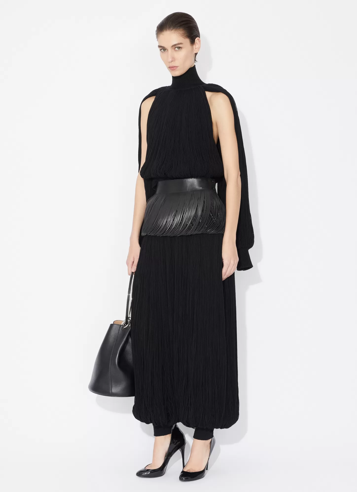 Alaïa KNITTED FRINGES JUMPER Best Sale