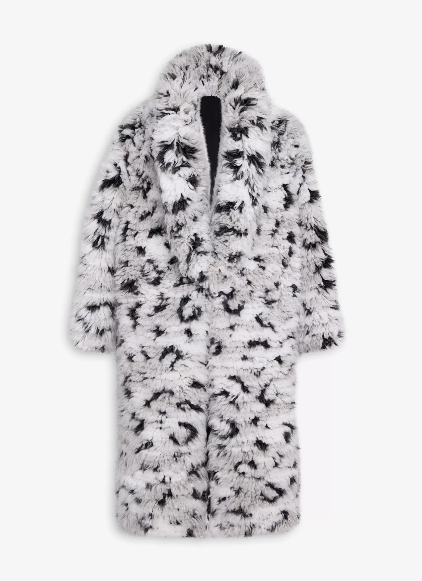 Alaïa KNITTED LYNX COAT Best Sale
