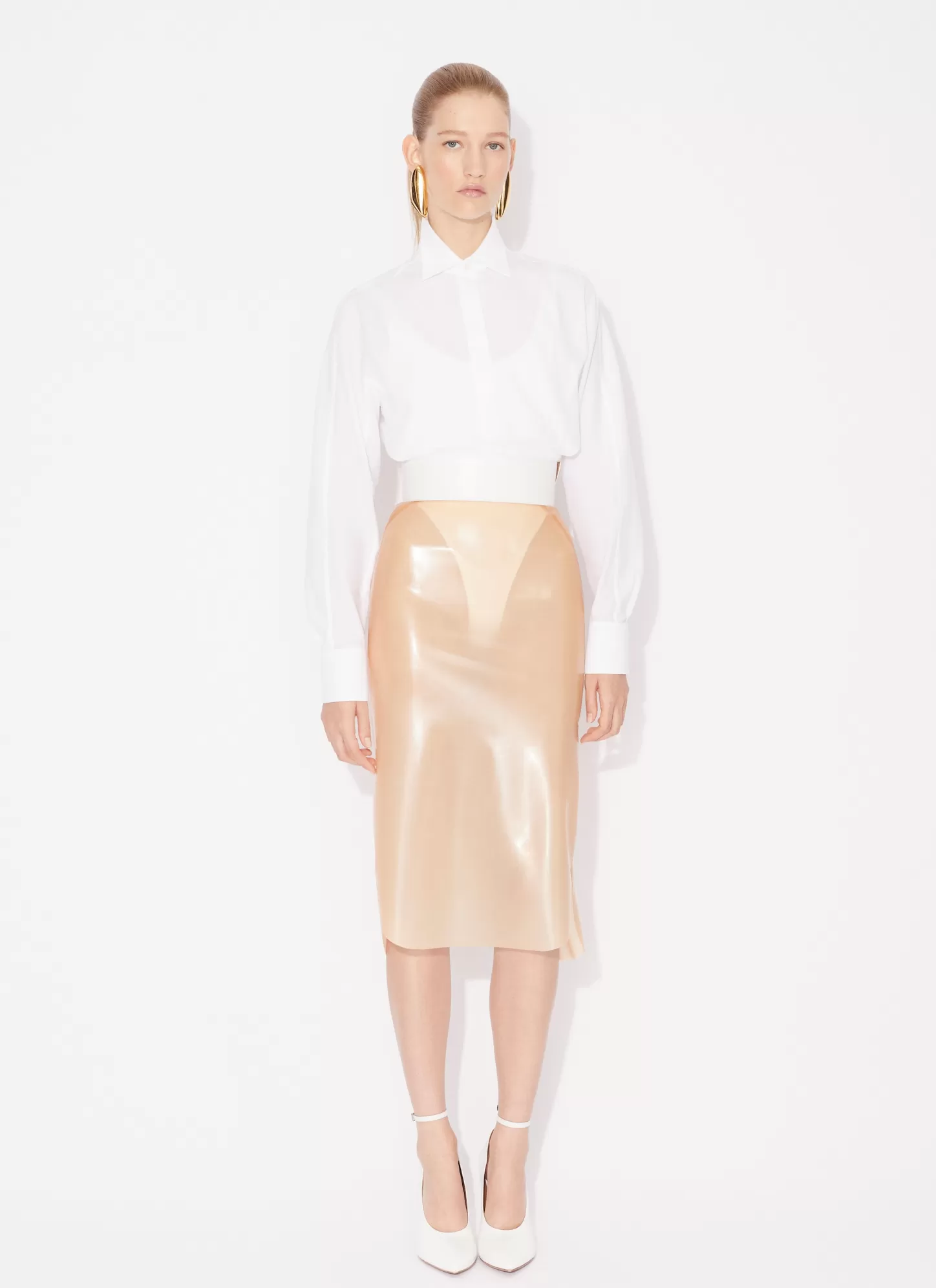 Alaïa LAYER BODY-SHiRT White Cheap