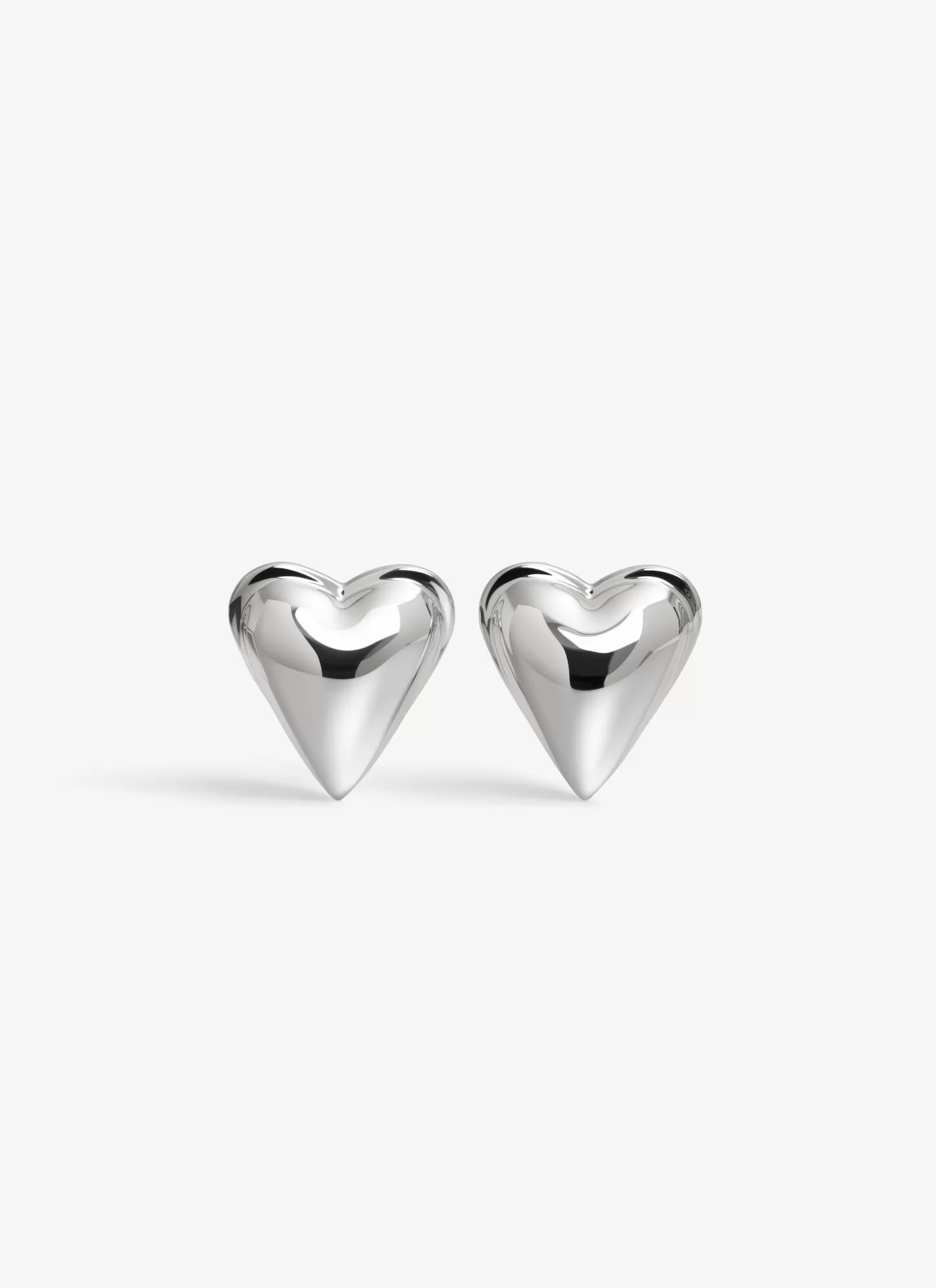 Alaïa LE CŒUR BOMBÉ EARRINGS Silver Discount