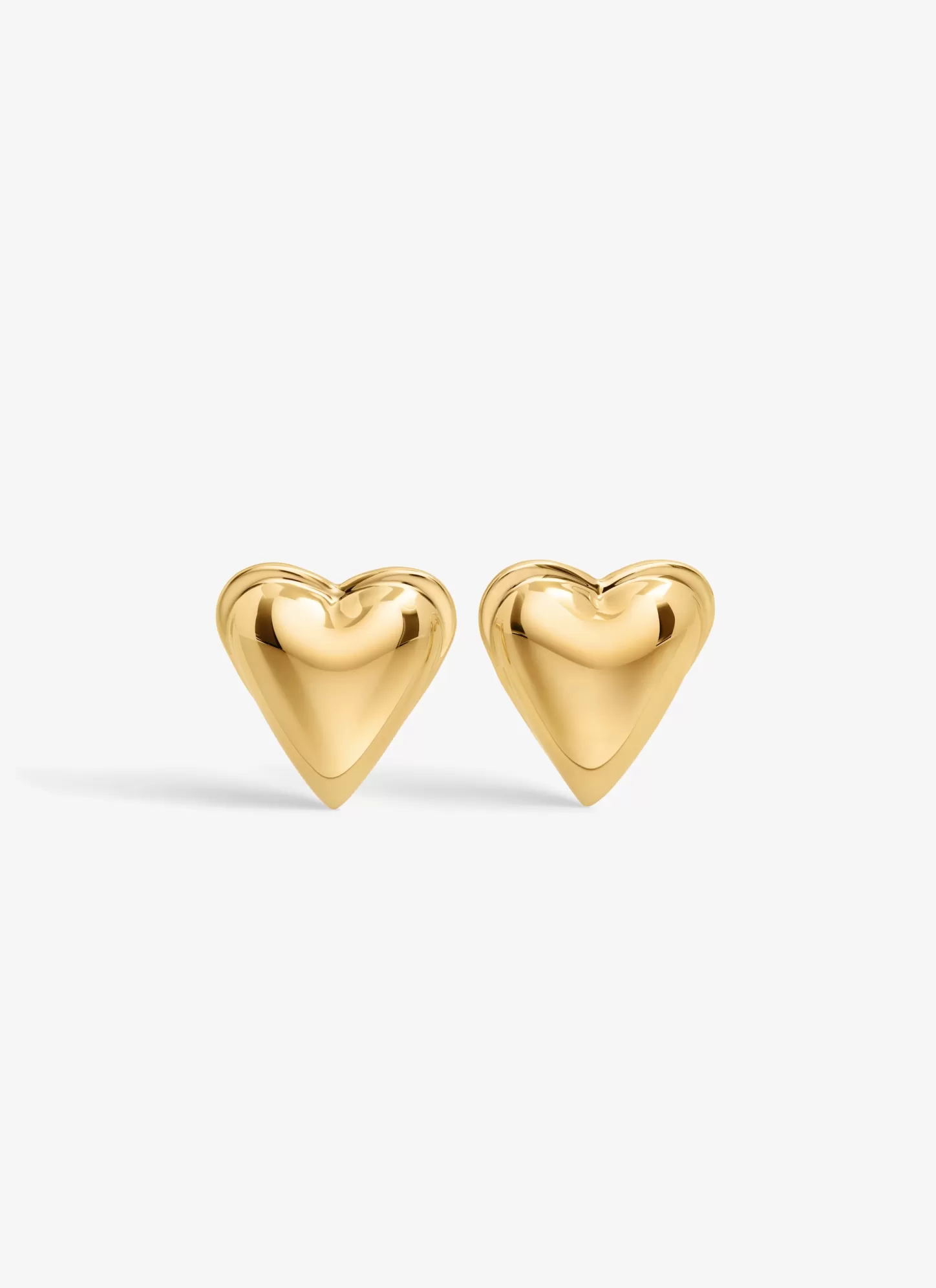 Alaïa LE CŒUR BOMBÉ EARRINGS Gold Fashion