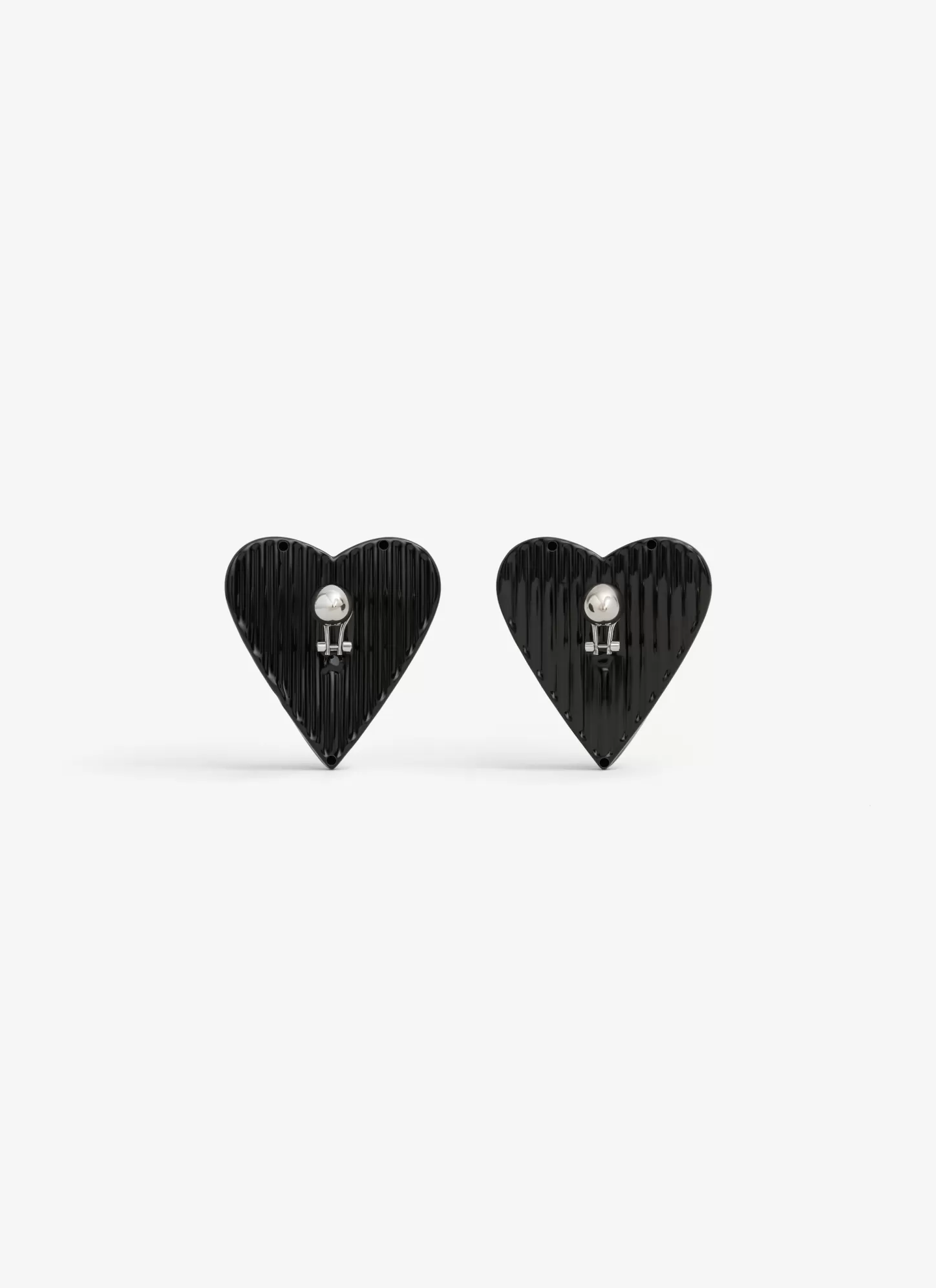 Alaïa LE CŒUR BOMBÉ EARRINGS Black Best