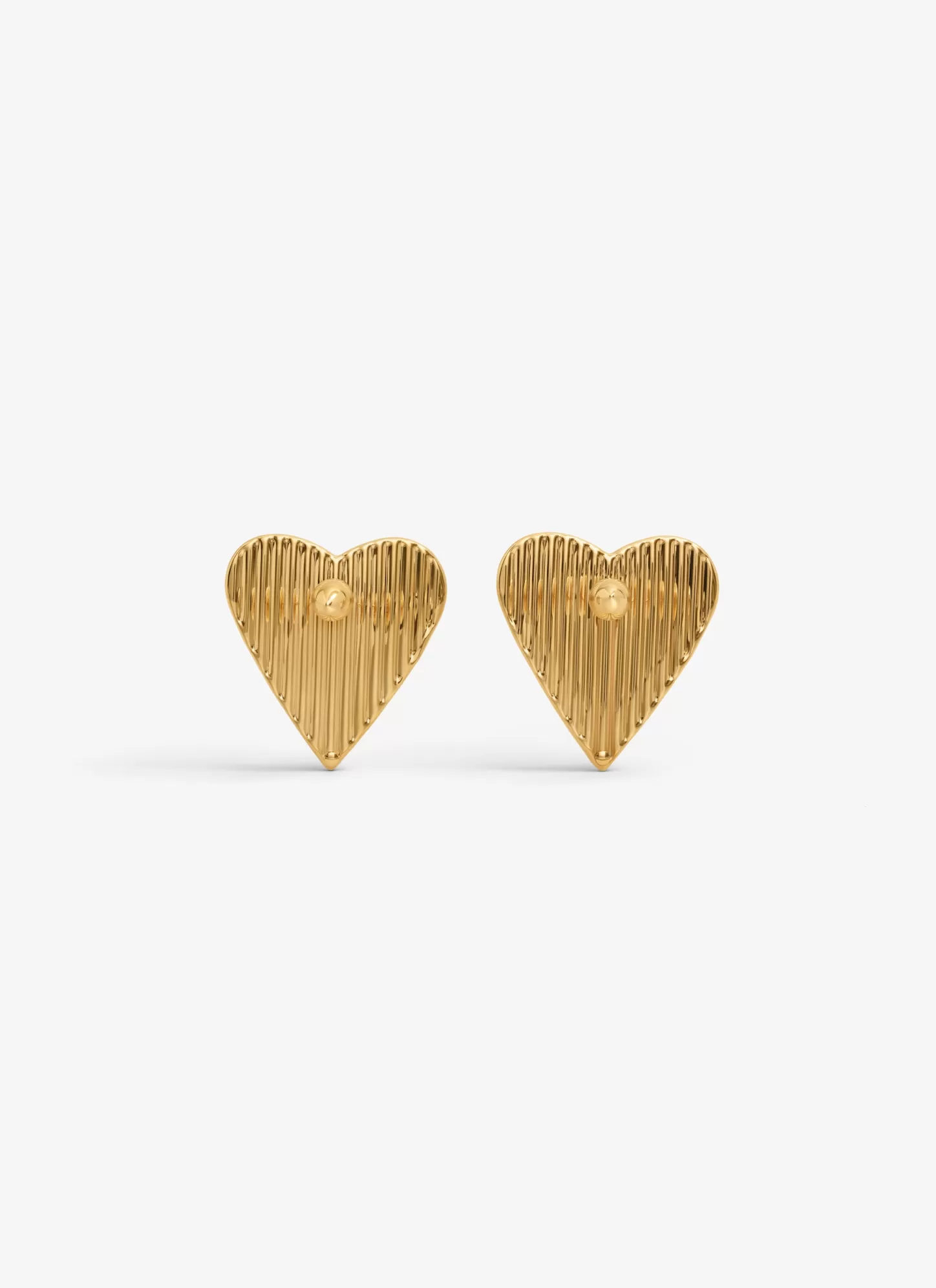Alaïa LE CŒUR BOMBÉ EARRINGS Gold Fashion