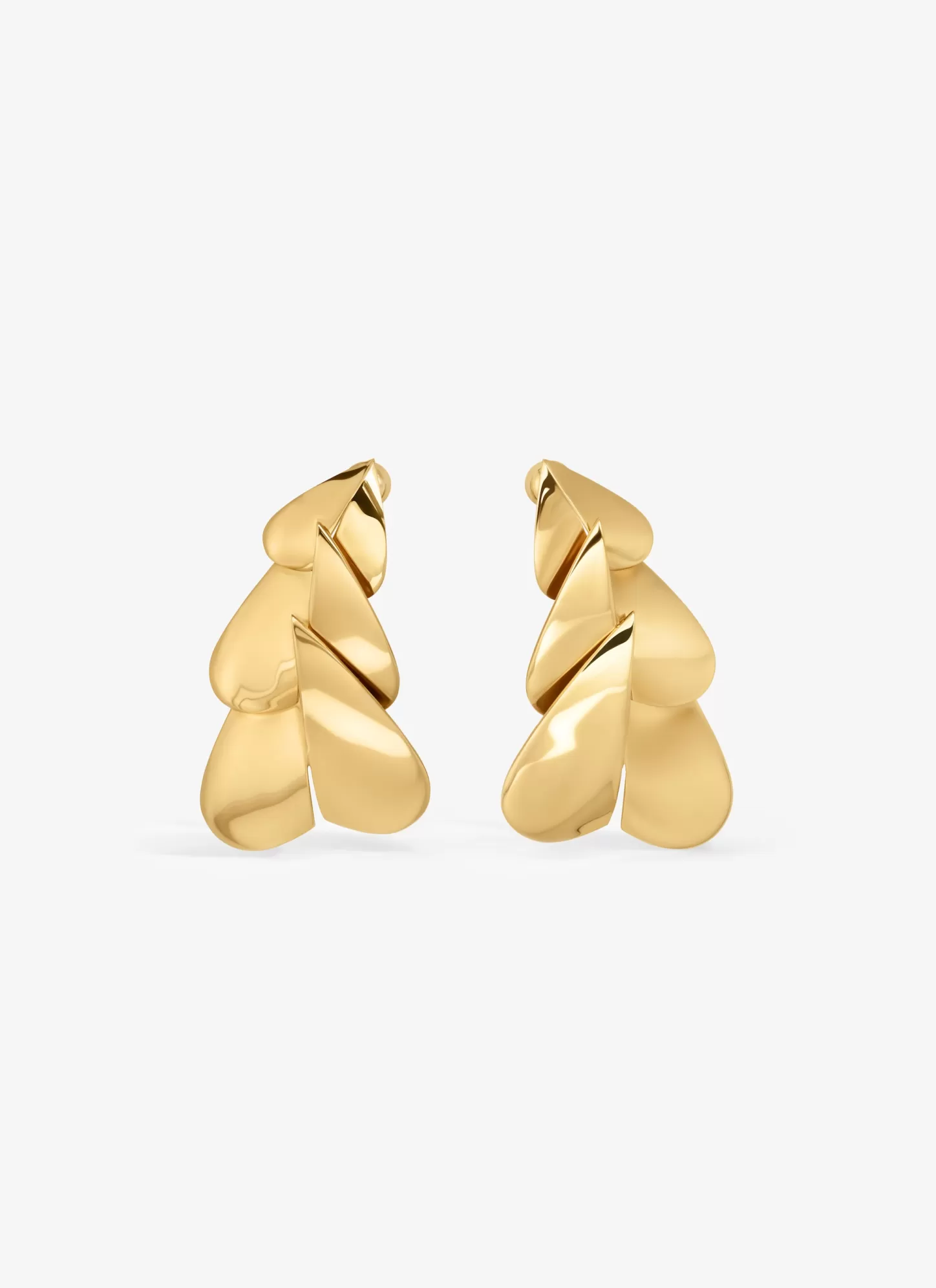 Alaïa LE CŒUR LONG EARRINGS Gold Discount