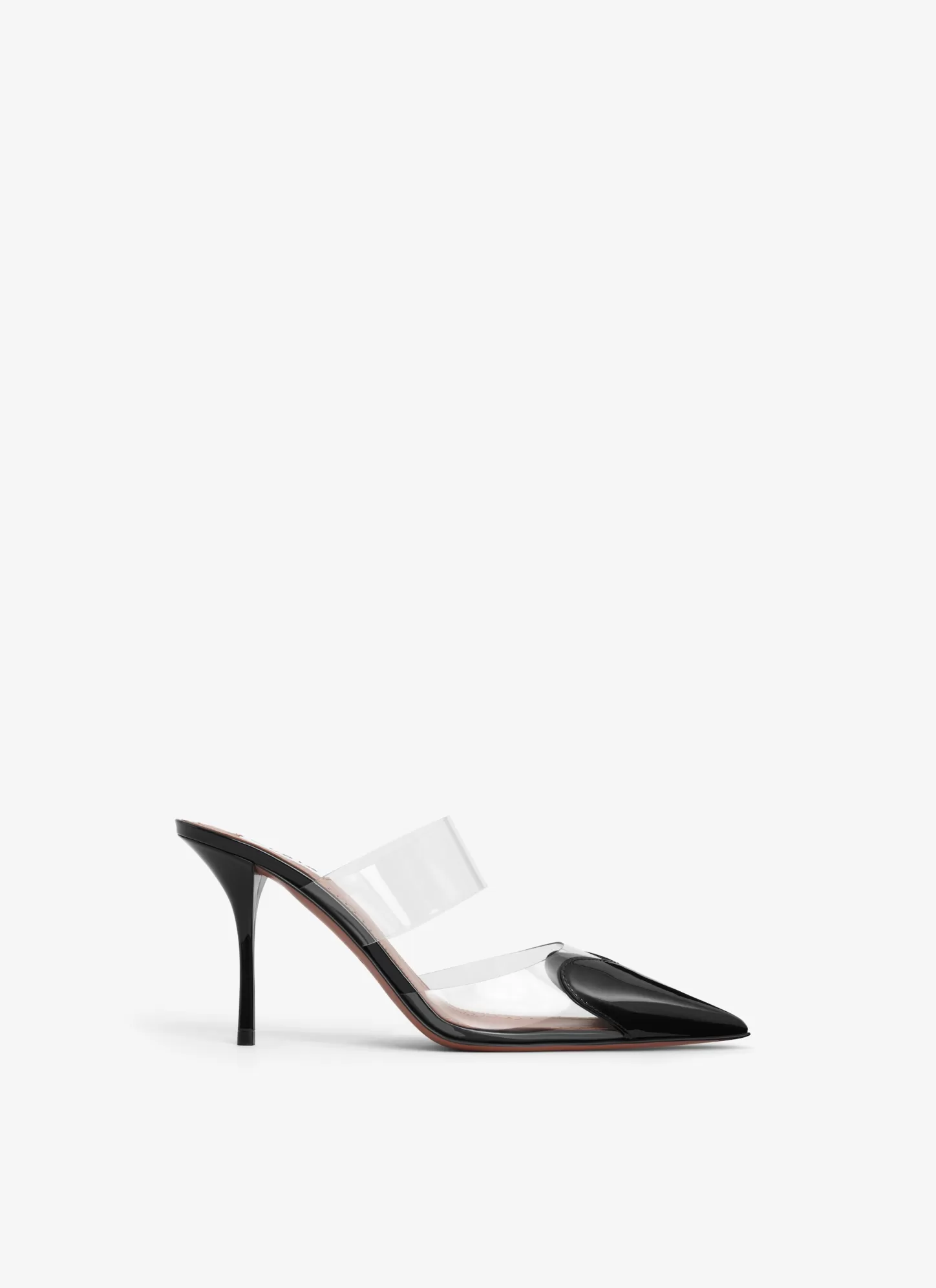 Alaïa LE CŒUR MULES IN PATENT CALFSKIN Black Fashion