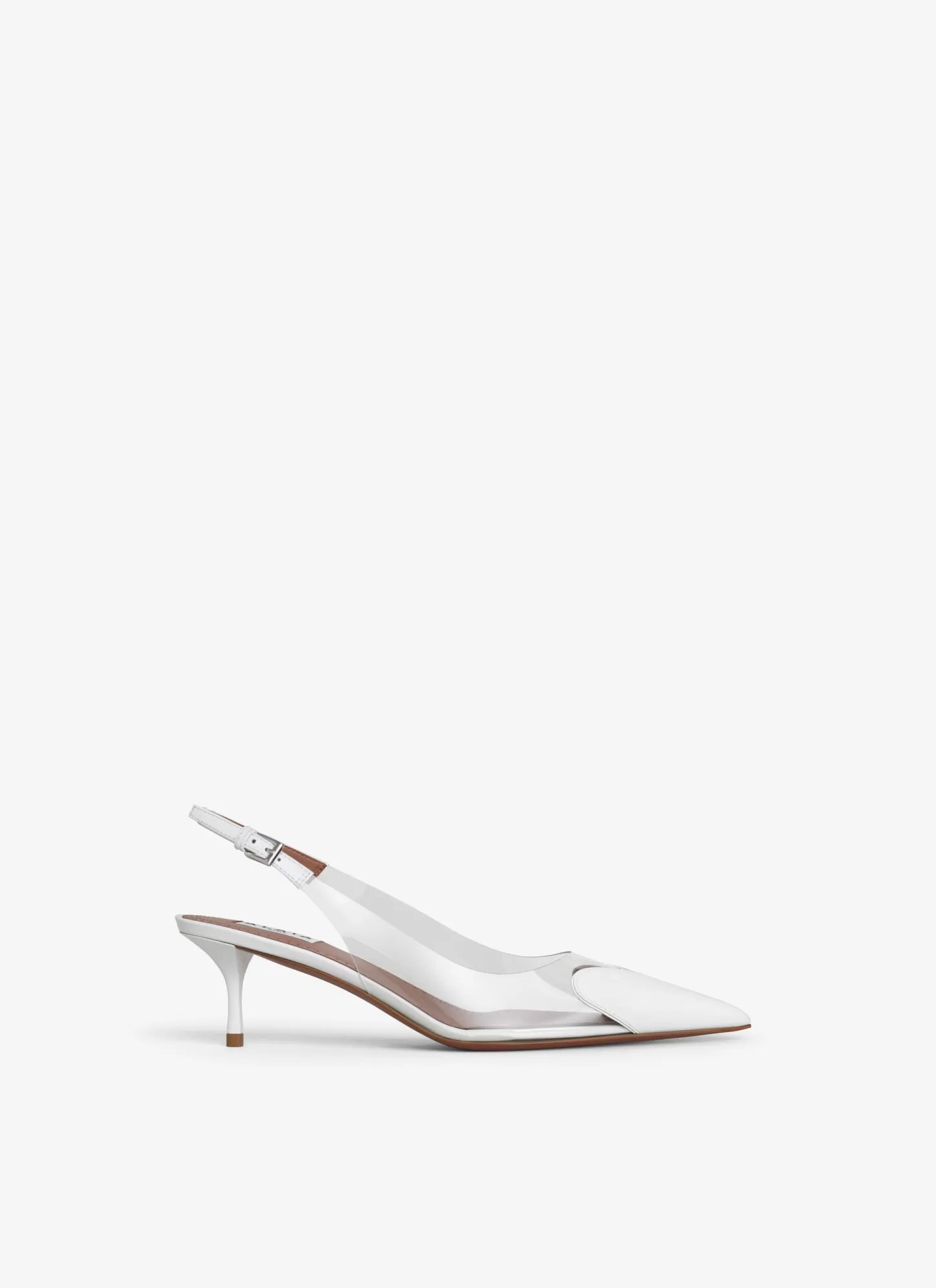 Alaïa LE CŒUR SLINGBACKS IN PATENT LAMBSKIN White Best