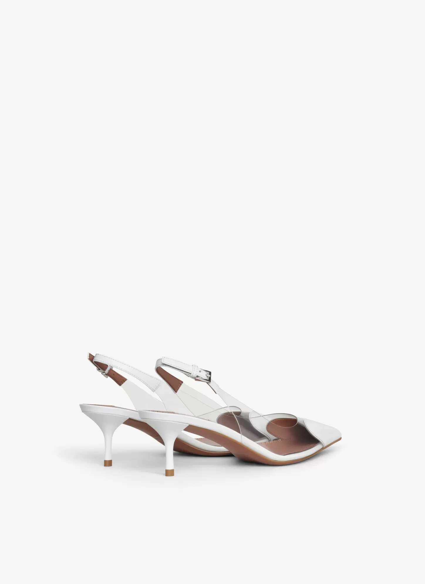 Alaïa LE CŒUR SLINGBACKS IN PATENT LAMBSKIN White Best