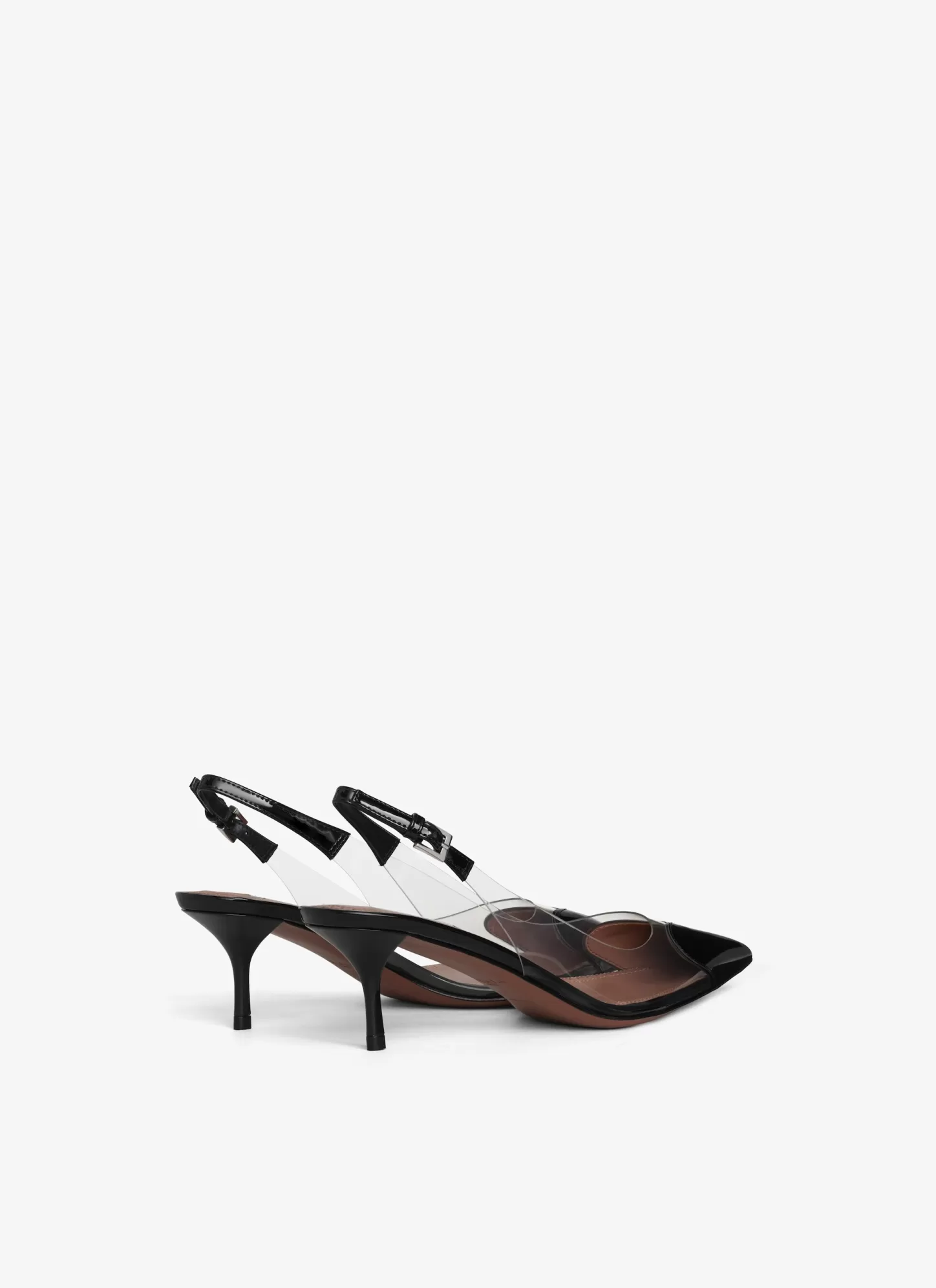 Alaïa LE CŒUR SLINGBACKS IN PATENT LAMBSKIN Black Sale
