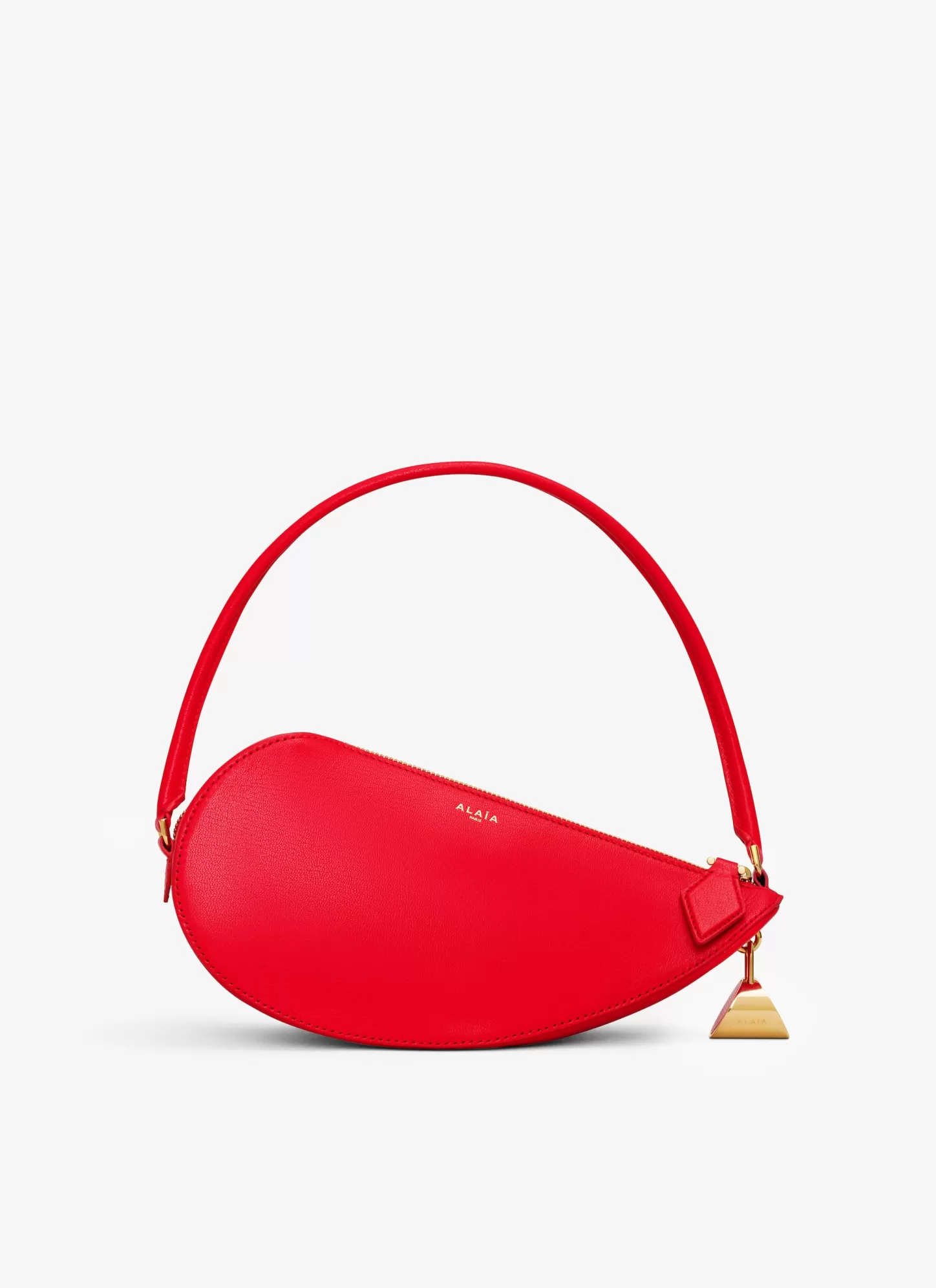 Alaïa LE DEMI-CŒUR BAG IN GOATSKIN Red Sale