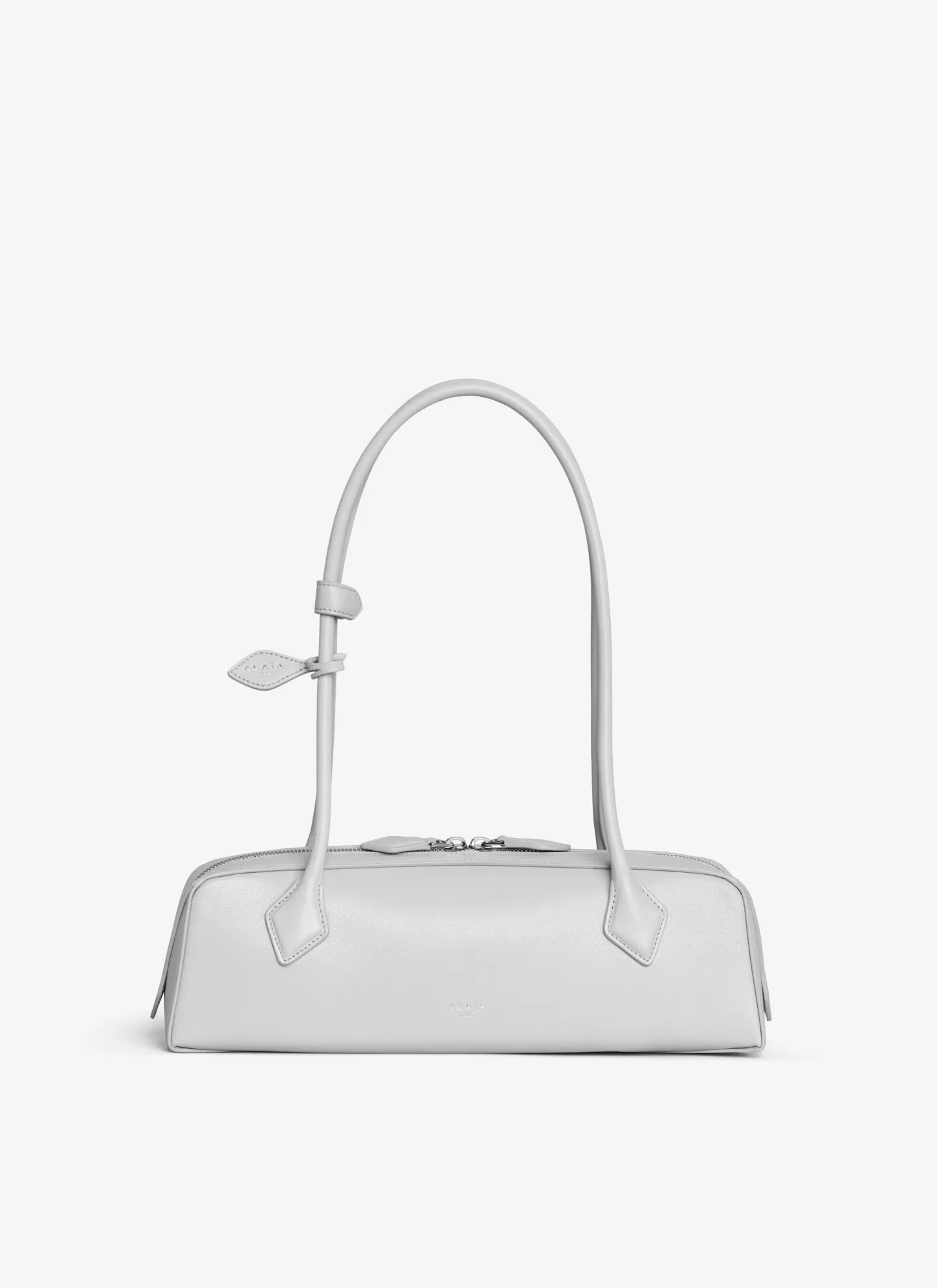 Alaïa LE TECKEL MEDIUM BAG IN GOATSKIN Pearl Discount