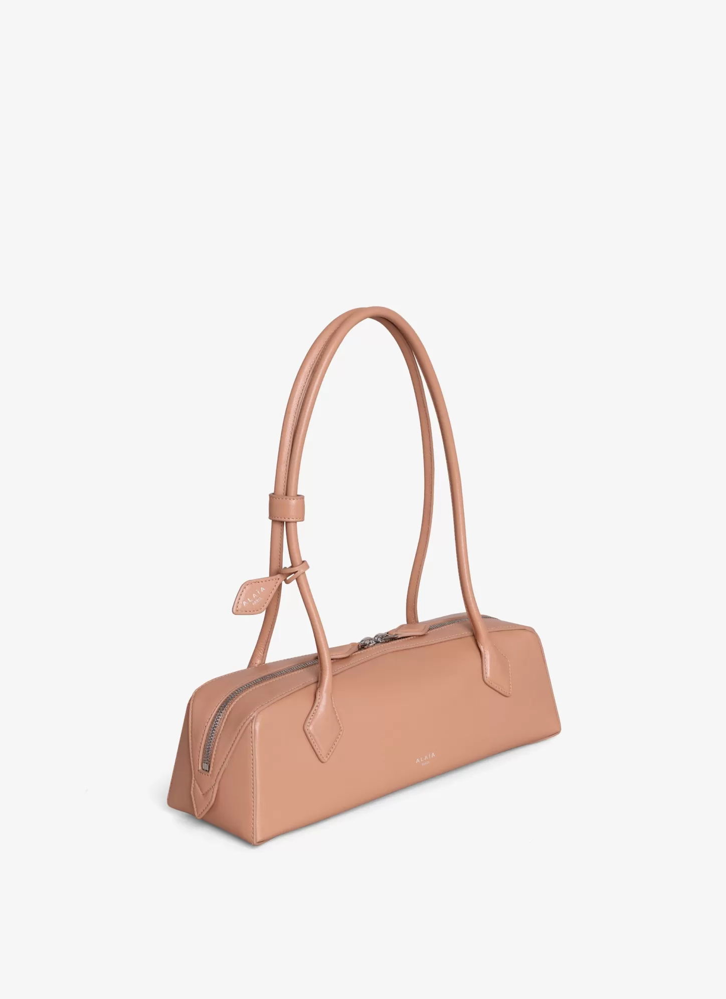 Alaïa LE TECKEL MEDIUM BAG IN GOATSKIN Nude Shop