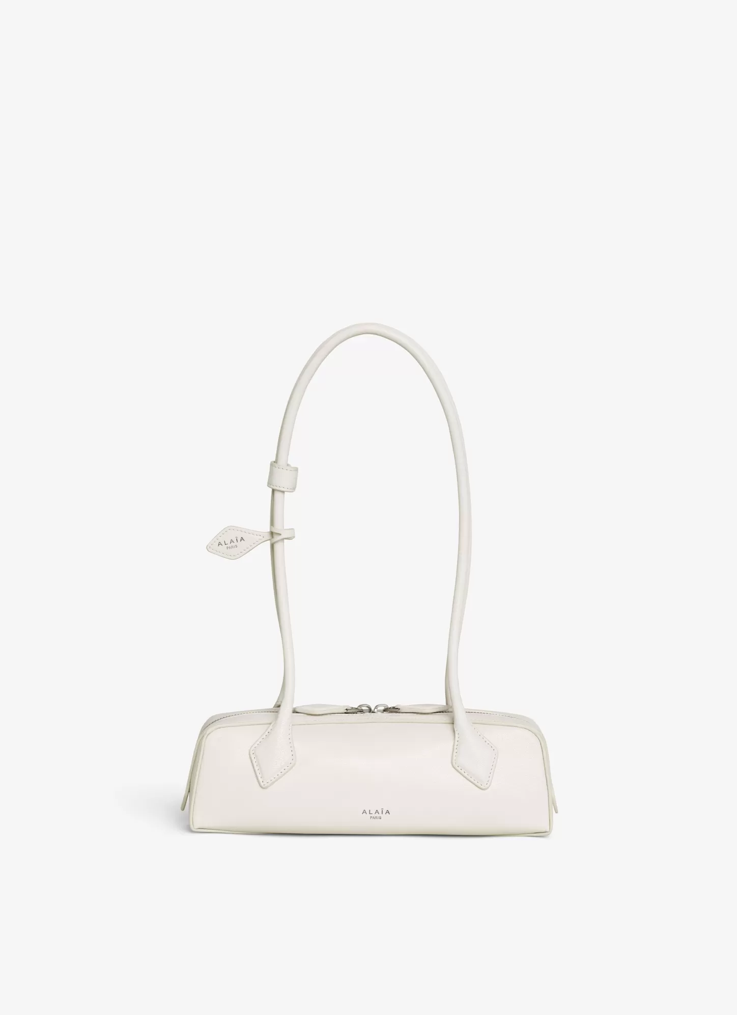 Alaïa LE TECKEL SMALL BAG IN GOATSKIN Ivory Store