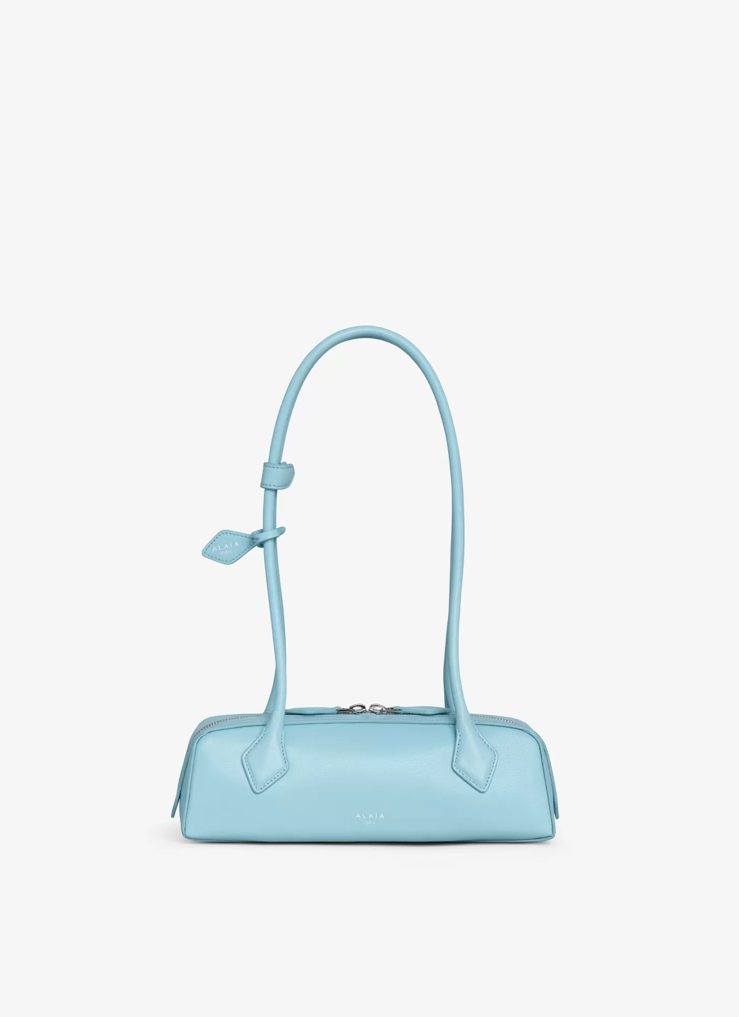 Alaïa LE TECKEL SMALL BAG IN GOATSKIN Sky Blue Outlet