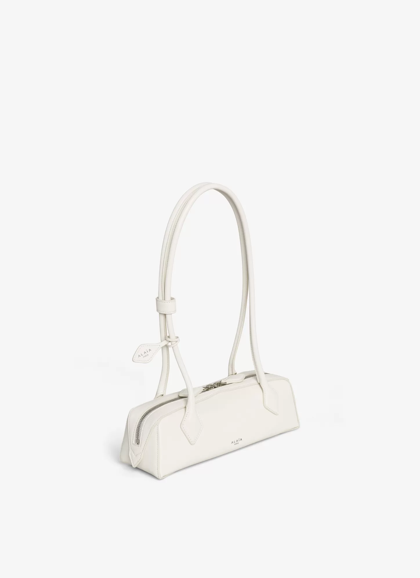 Alaïa LE TECKEL SMALL BAG IN GOATSKIN Ivory Store