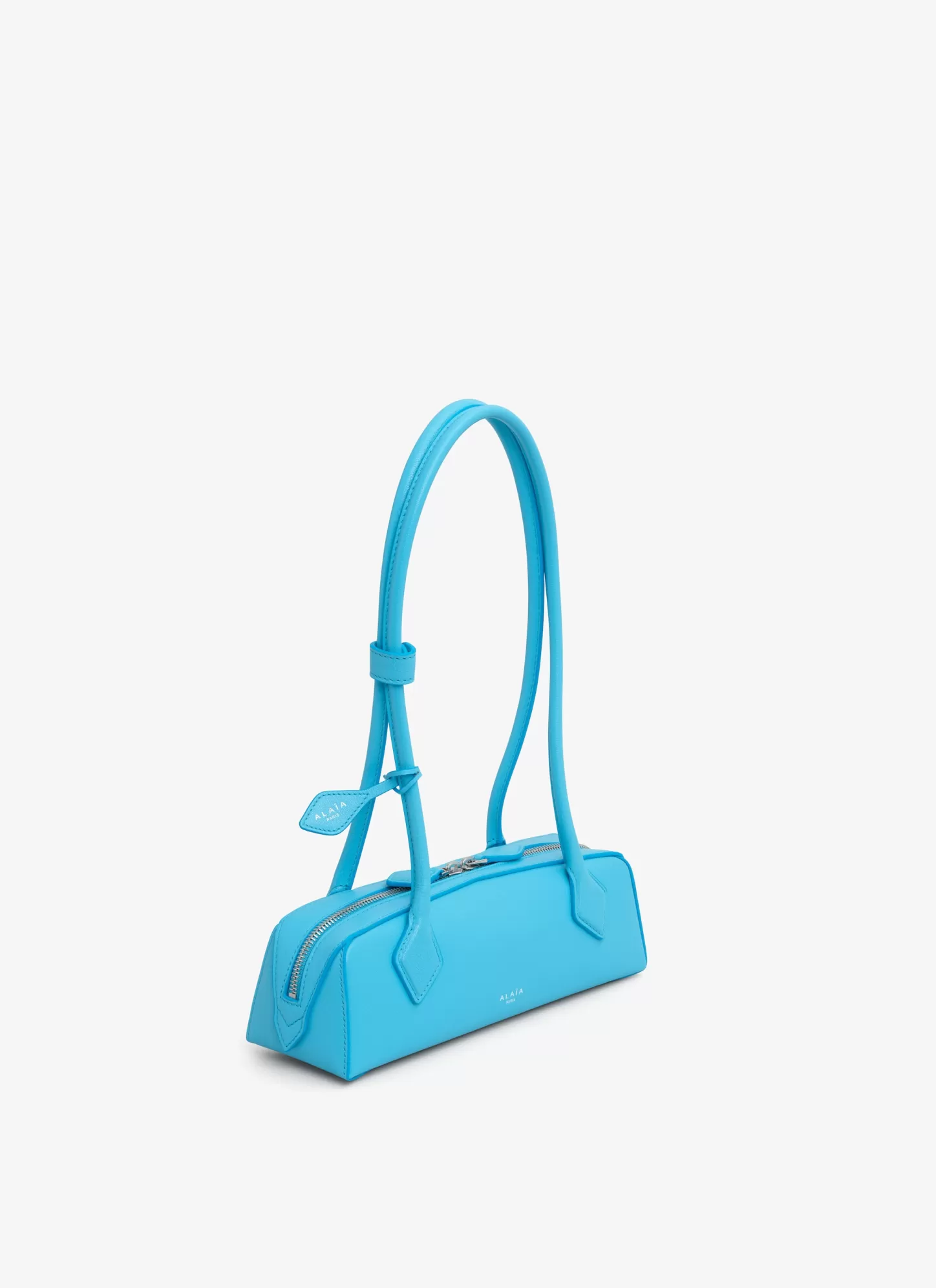 Alaïa LE TECKEL SMALL BAG IN GOATSKIN Turquoise Store
