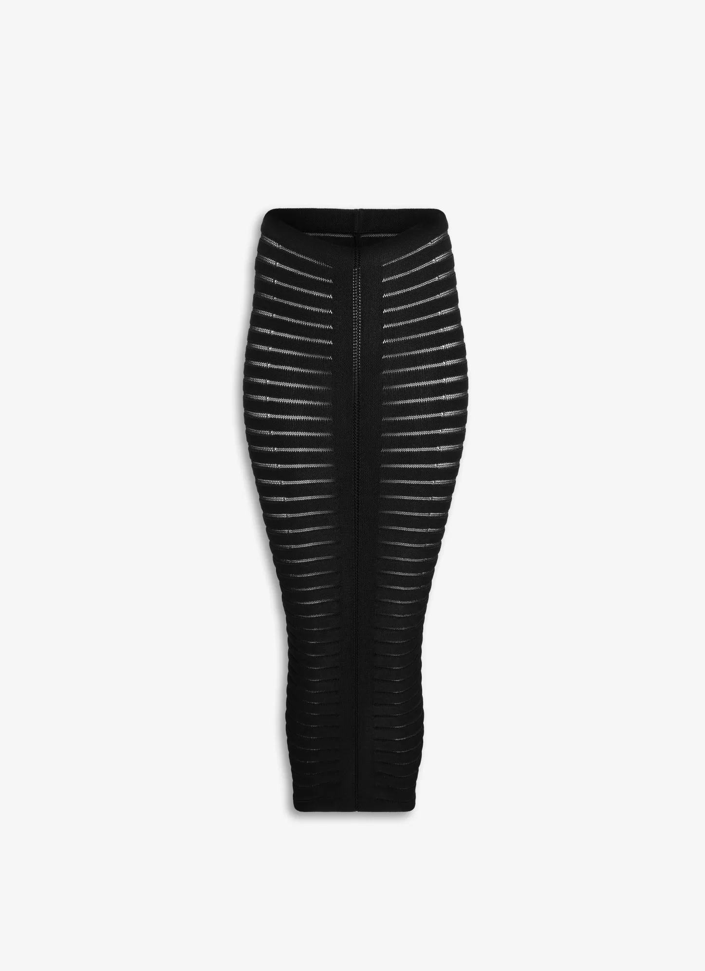 Alaïa MIDI SKELETON SKIRT Black Shop