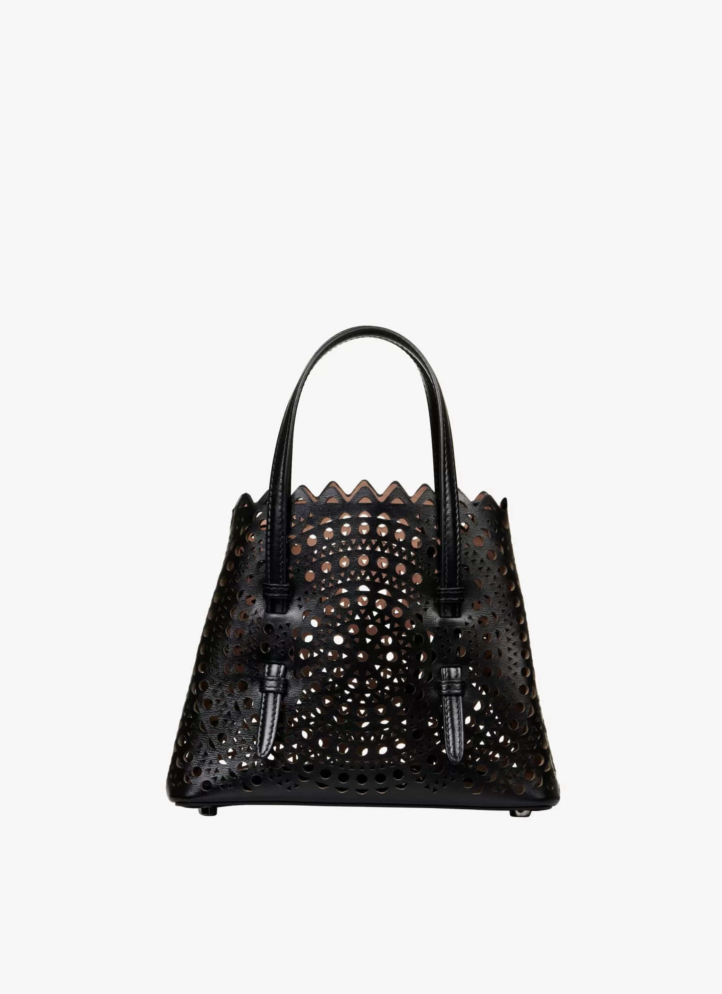 Alaïa MINA 20 BAG IN VIENNE CALFSKIN Black Best Sale