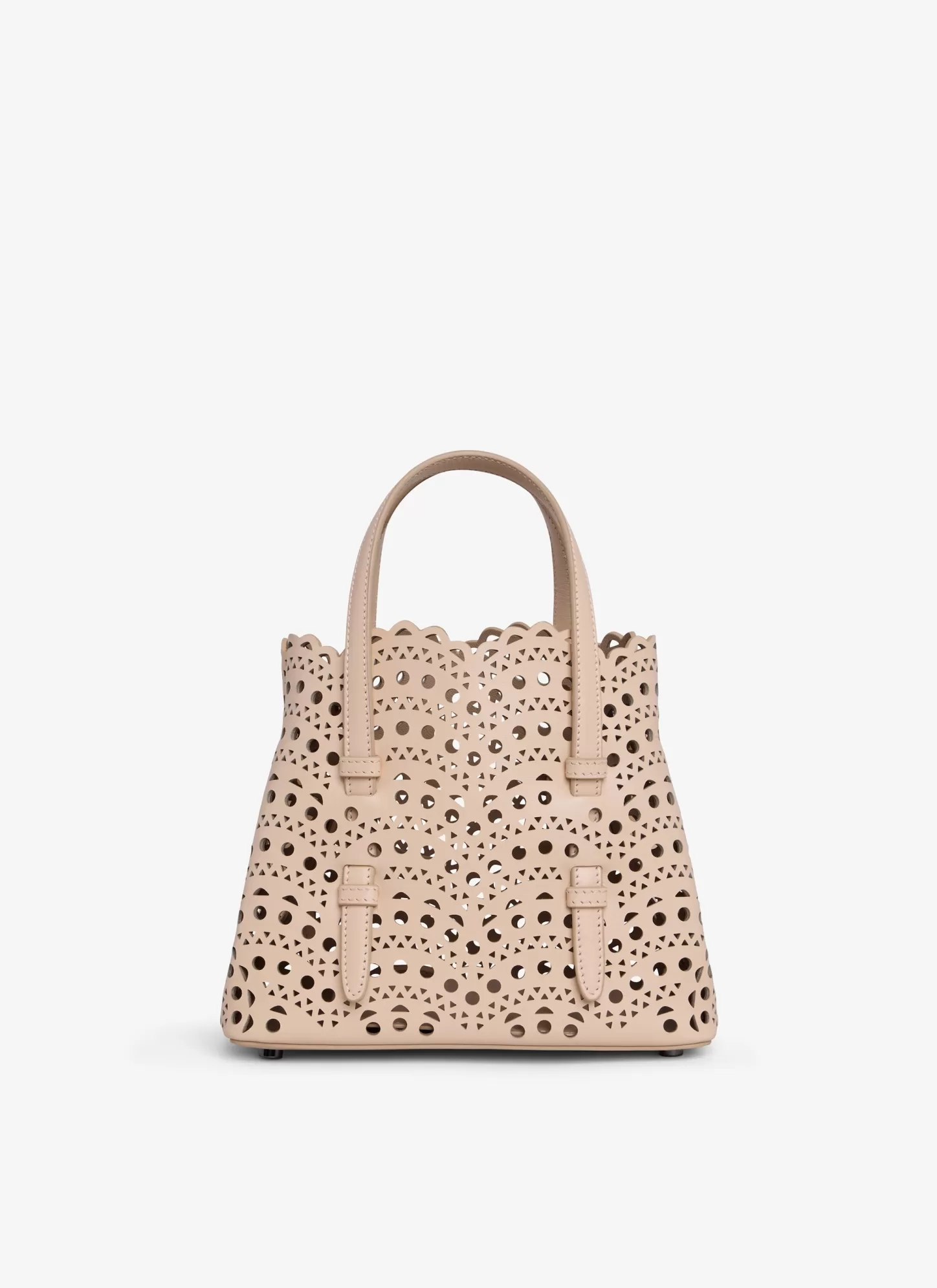 Alaïa MINA 20 BAG IN VIENNE WAVE CALFSKIN Nude Online