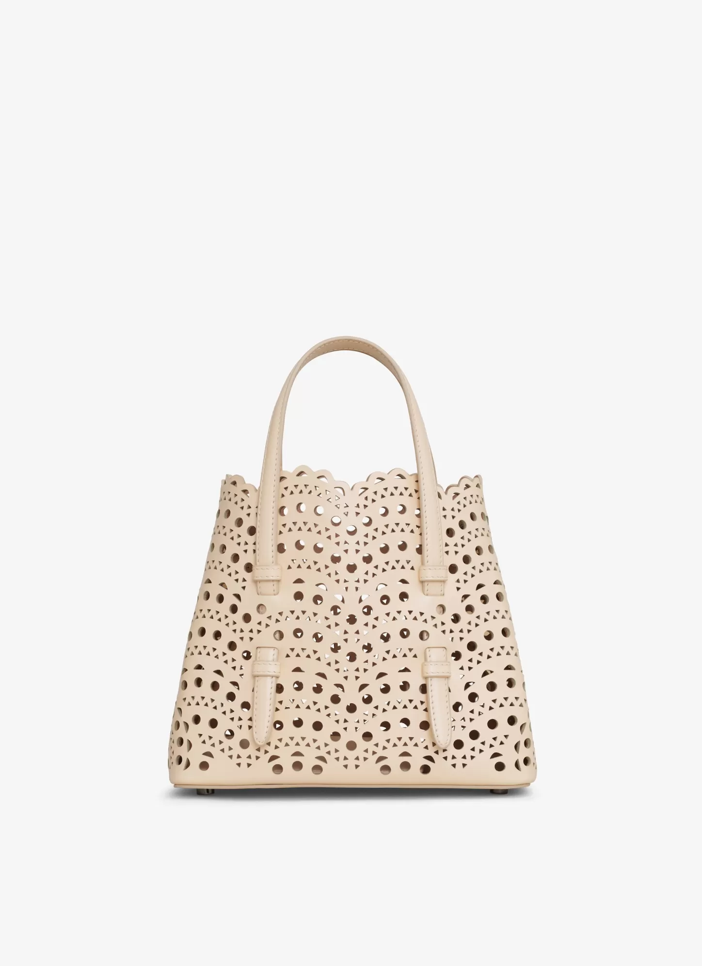 Alaïa MINA 20 BAG IN VIENNE WAVE CALFSKIN Dune Store