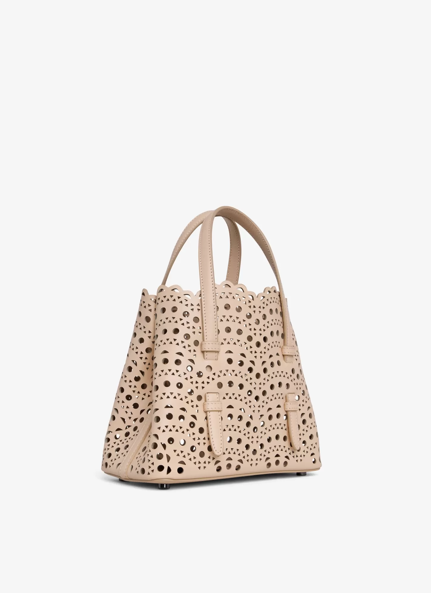 Alaïa MINA 20 BAG IN VIENNE WAVE CALFSKIN Nude Online