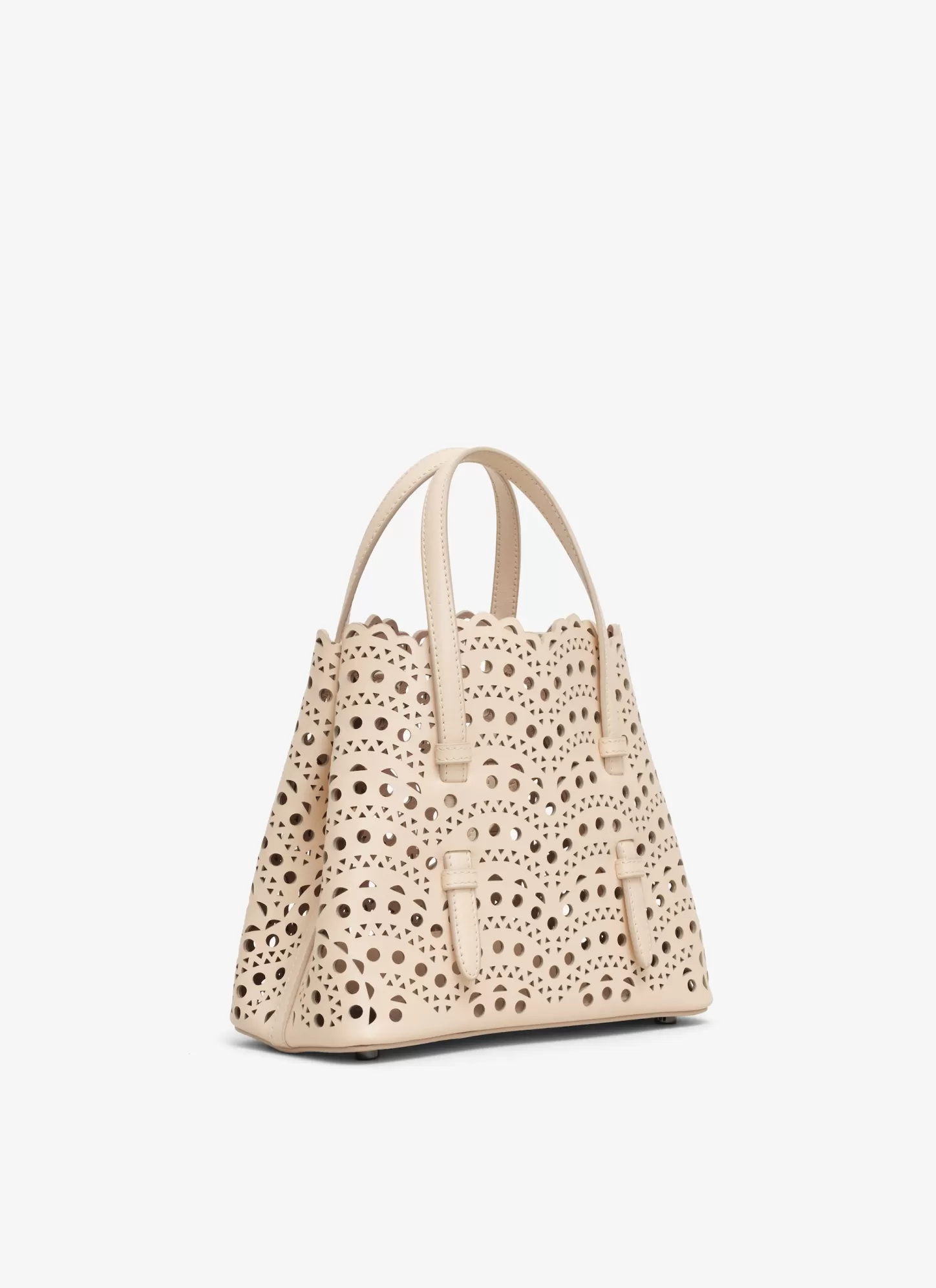 Alaïa MINA 20 BAG IN VIENNE WAVE CALFSKIN Dune Store